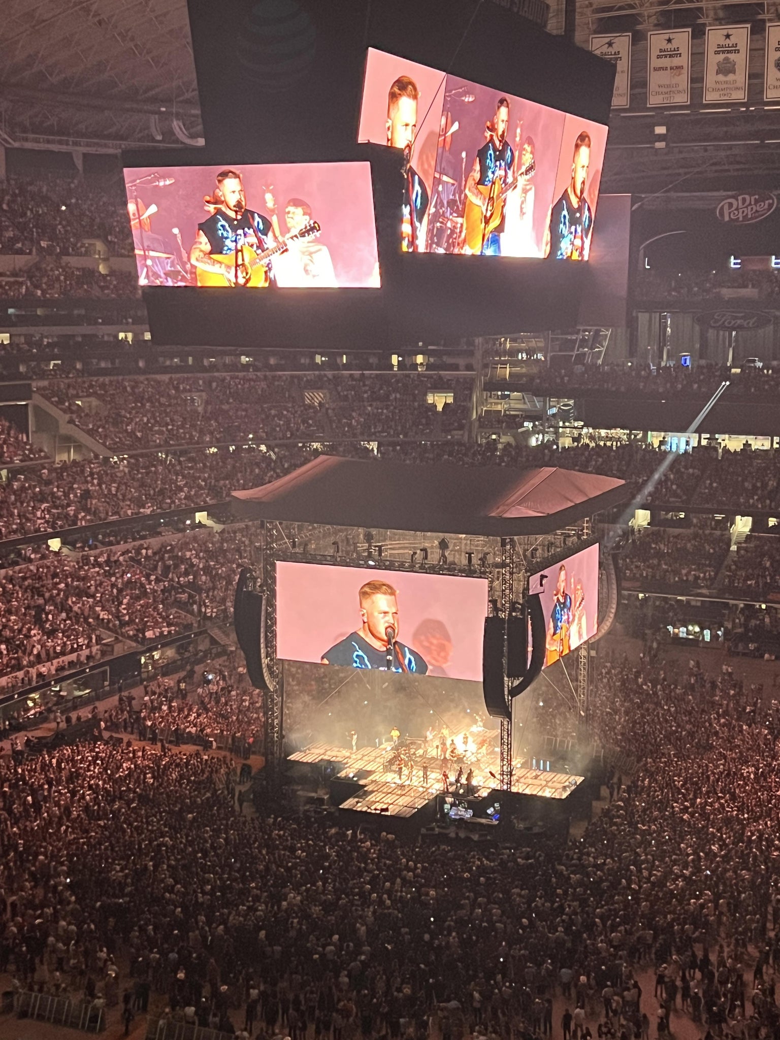 Real Fan View taken from Section 423 at AT&T Stadium by Natasha S