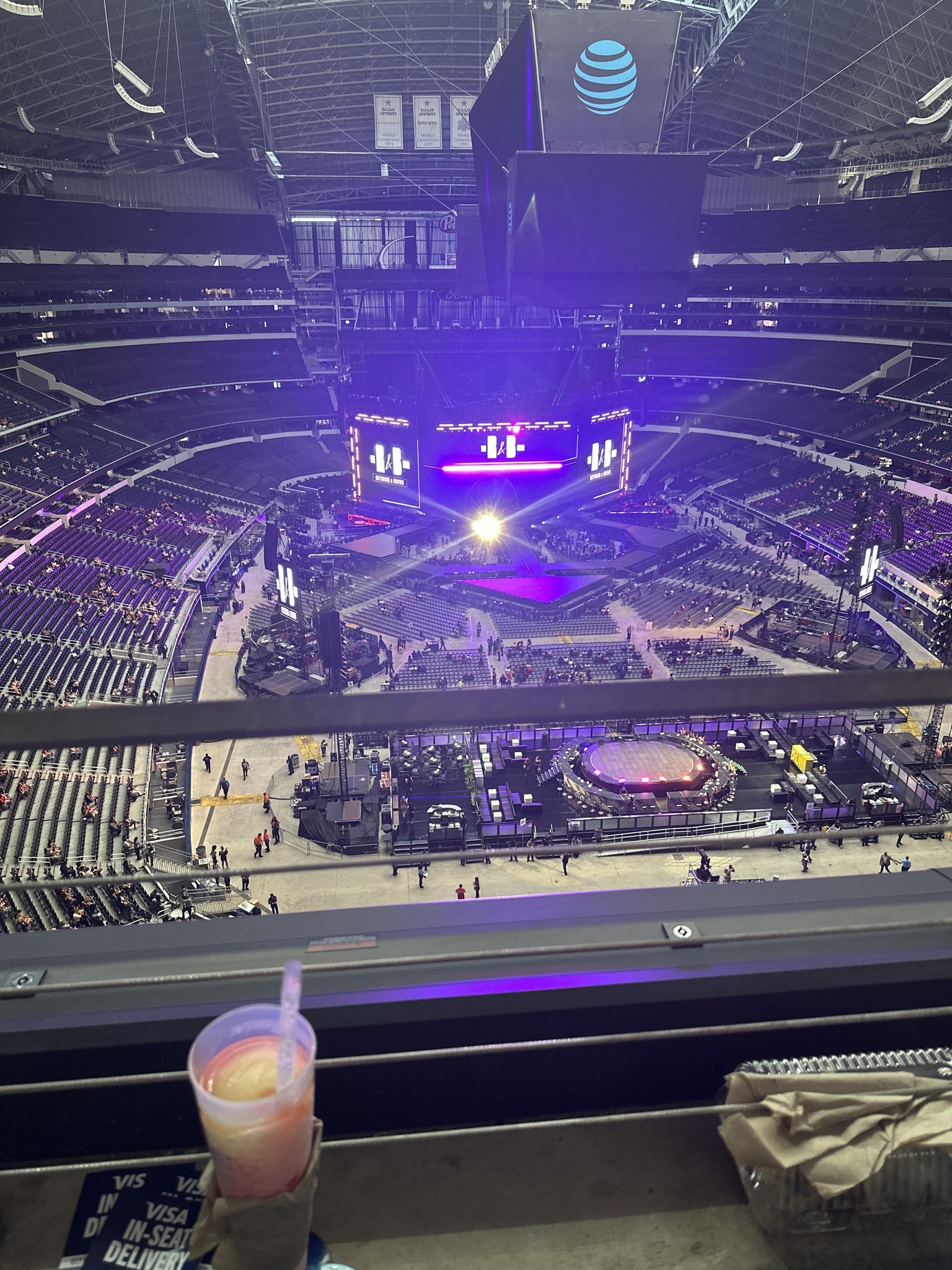 Real Fan View taken from Section 429 at AT&T Stadium by Anonymous User