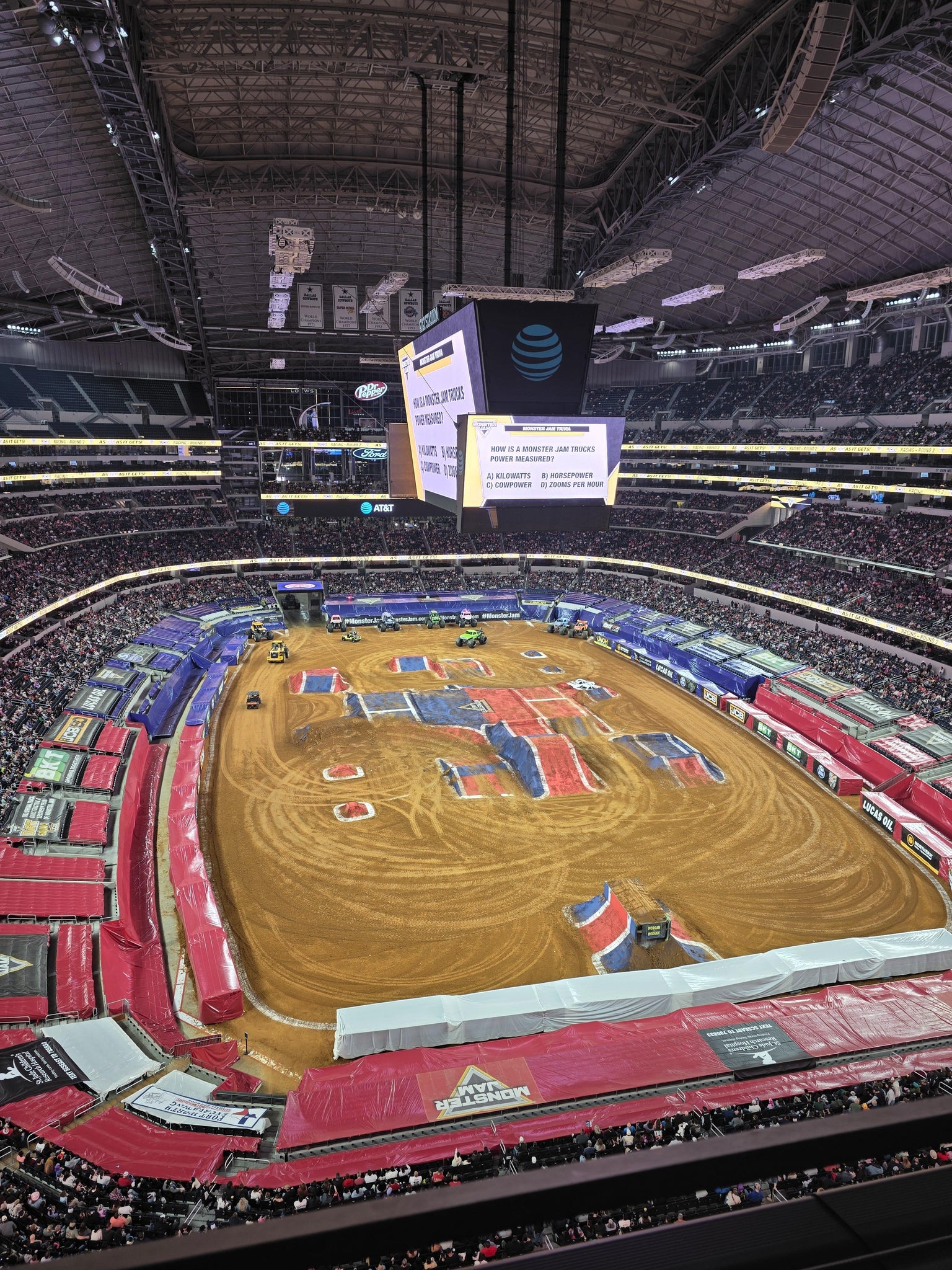 Real Fan View taken from Section 430 at AT&T Stadium by Taylor K