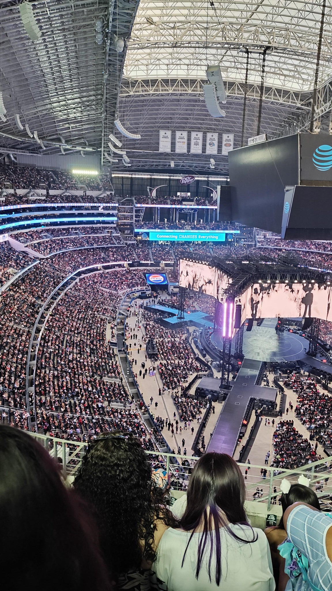 Real Fan View taken from Section 431 at AT&T Stadium by Brenda D