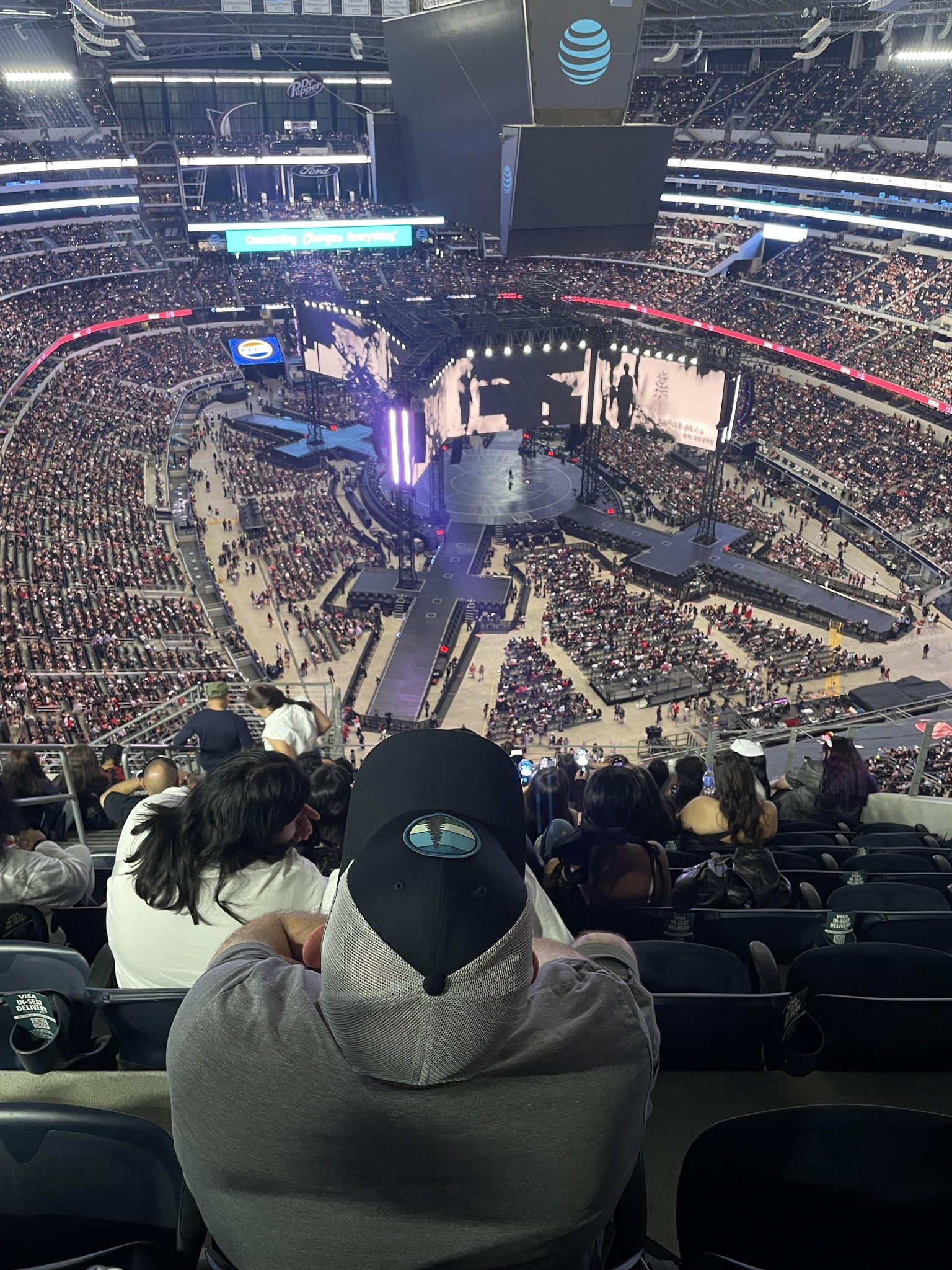 Real Fan View taken from Section 431 at AT&T Stadium by Alyanna P