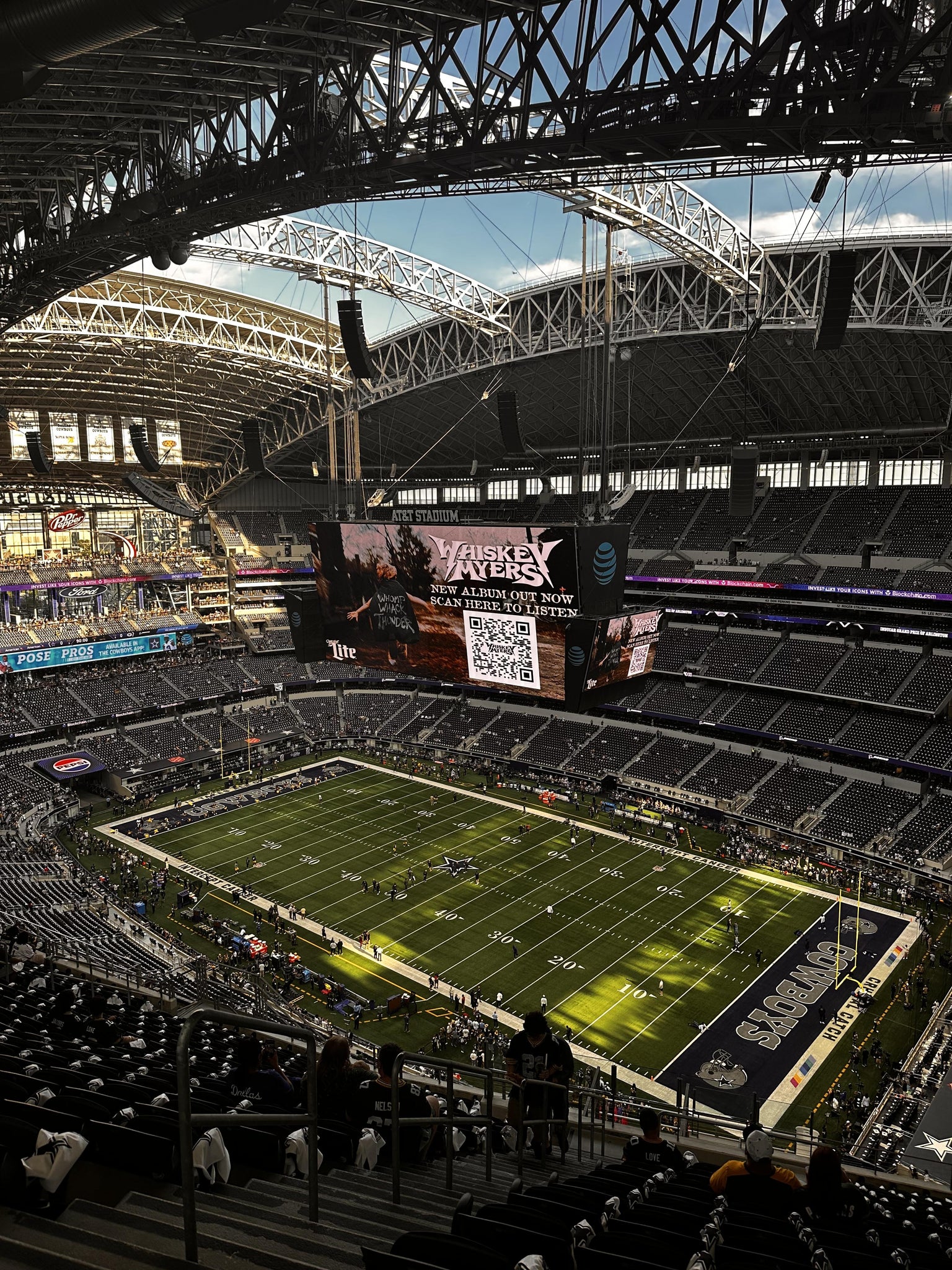 Real Fan View taken from Section 436 at AT&T Stadium by Cliffard S