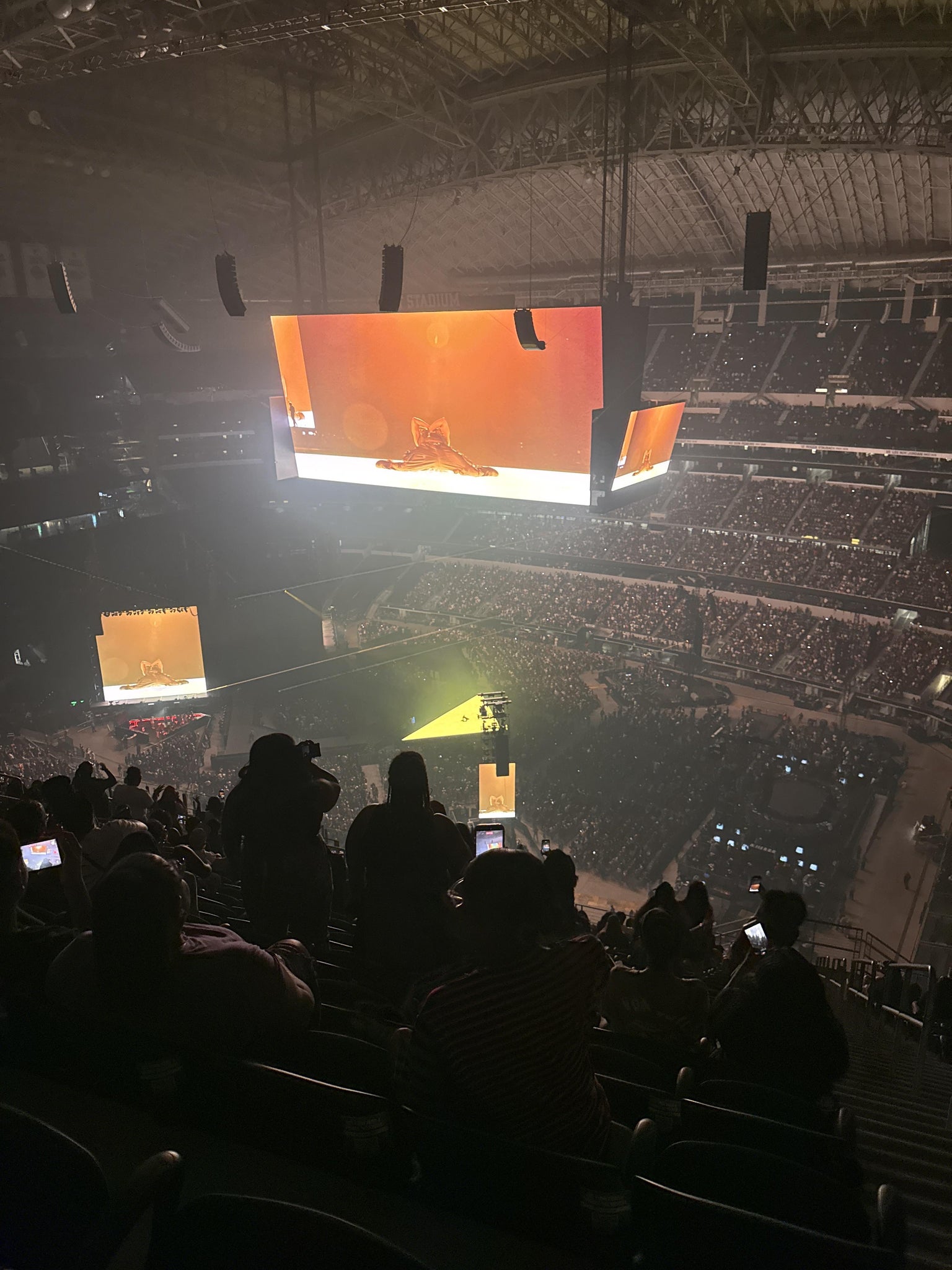 Real Fan View taken from Section 438 at AT&T Stadium by Latasha V