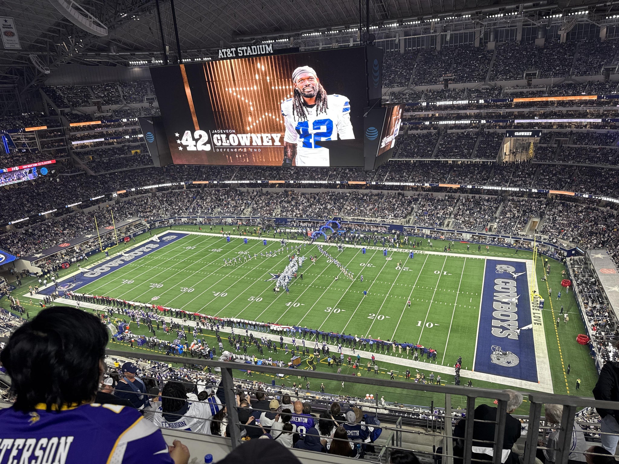 Real Fan View taken from Section 439 at AT&T Stadium by Ashley M