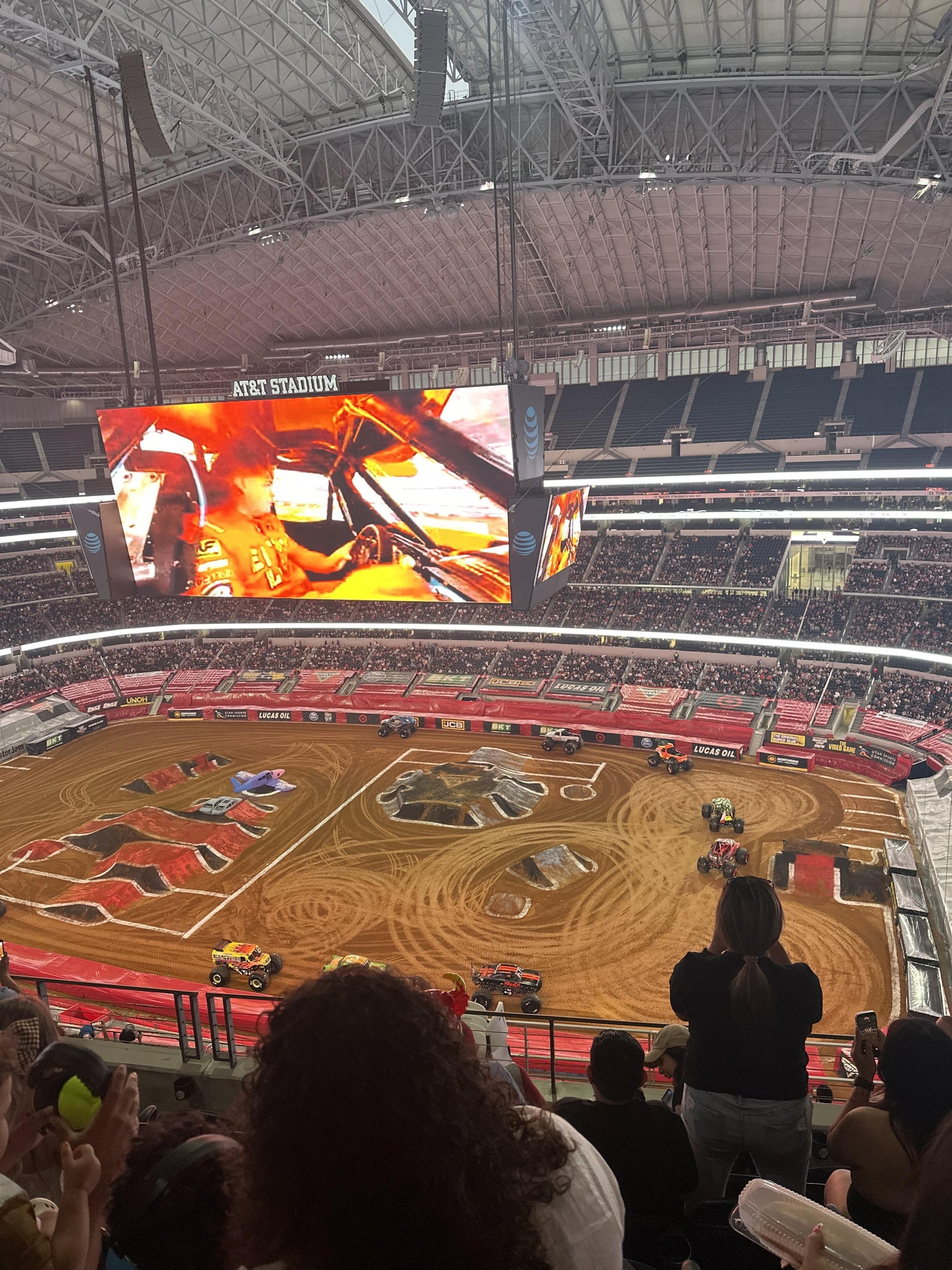 Real Fan View taken from Section 439 at AT&T Stadium by Dianelys A