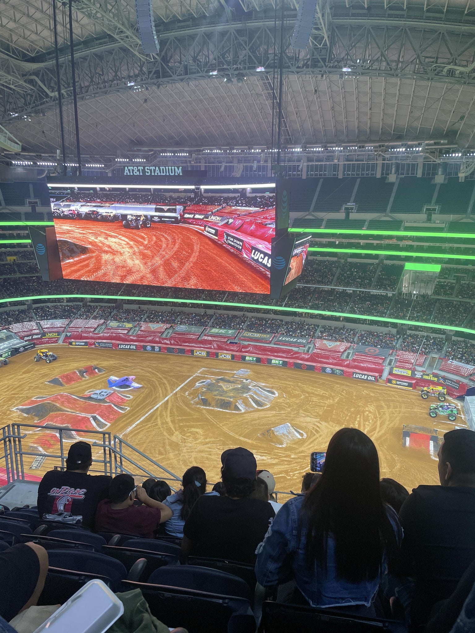 Real Fan View taken from Section 439 at AT&T Stadium by Nathon F