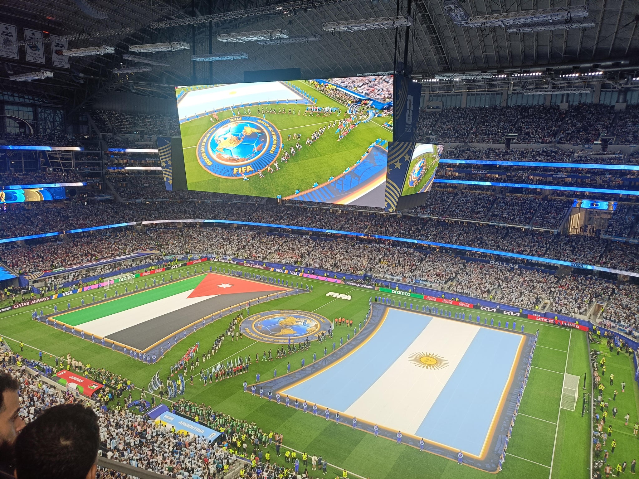 Real Fan View taken from Section 439 at AT&T Stadium by Miguel angel D