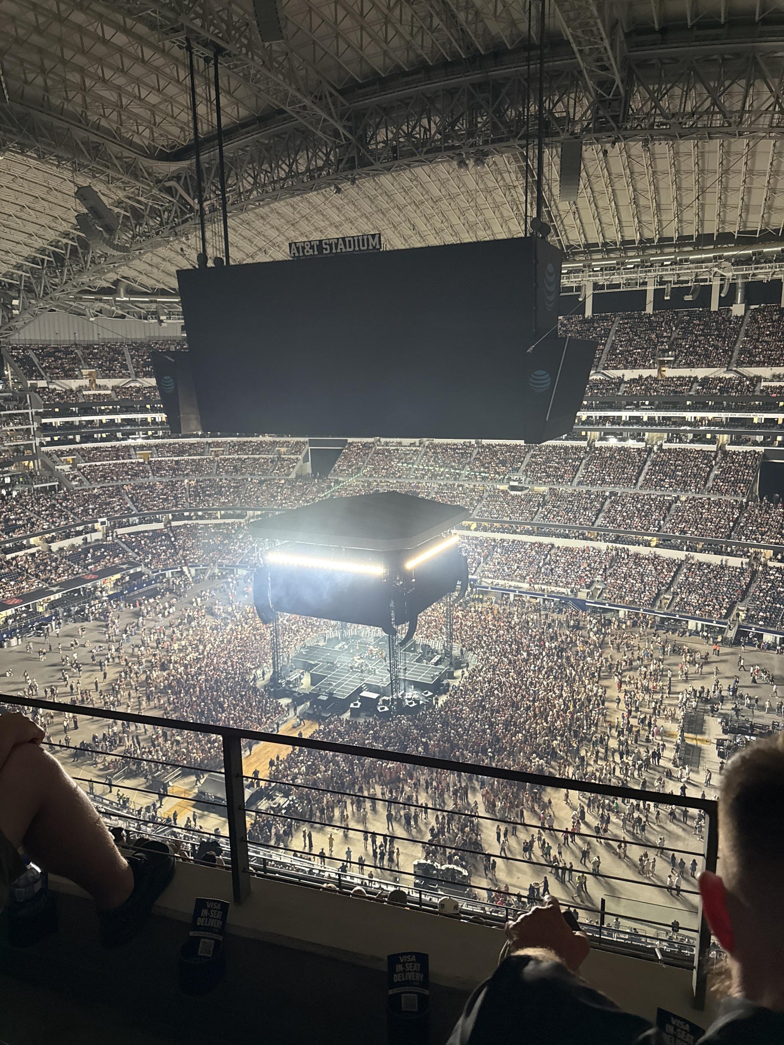 Real Fan View taken from Section 439 at AT&T Stadium by Anthony L
