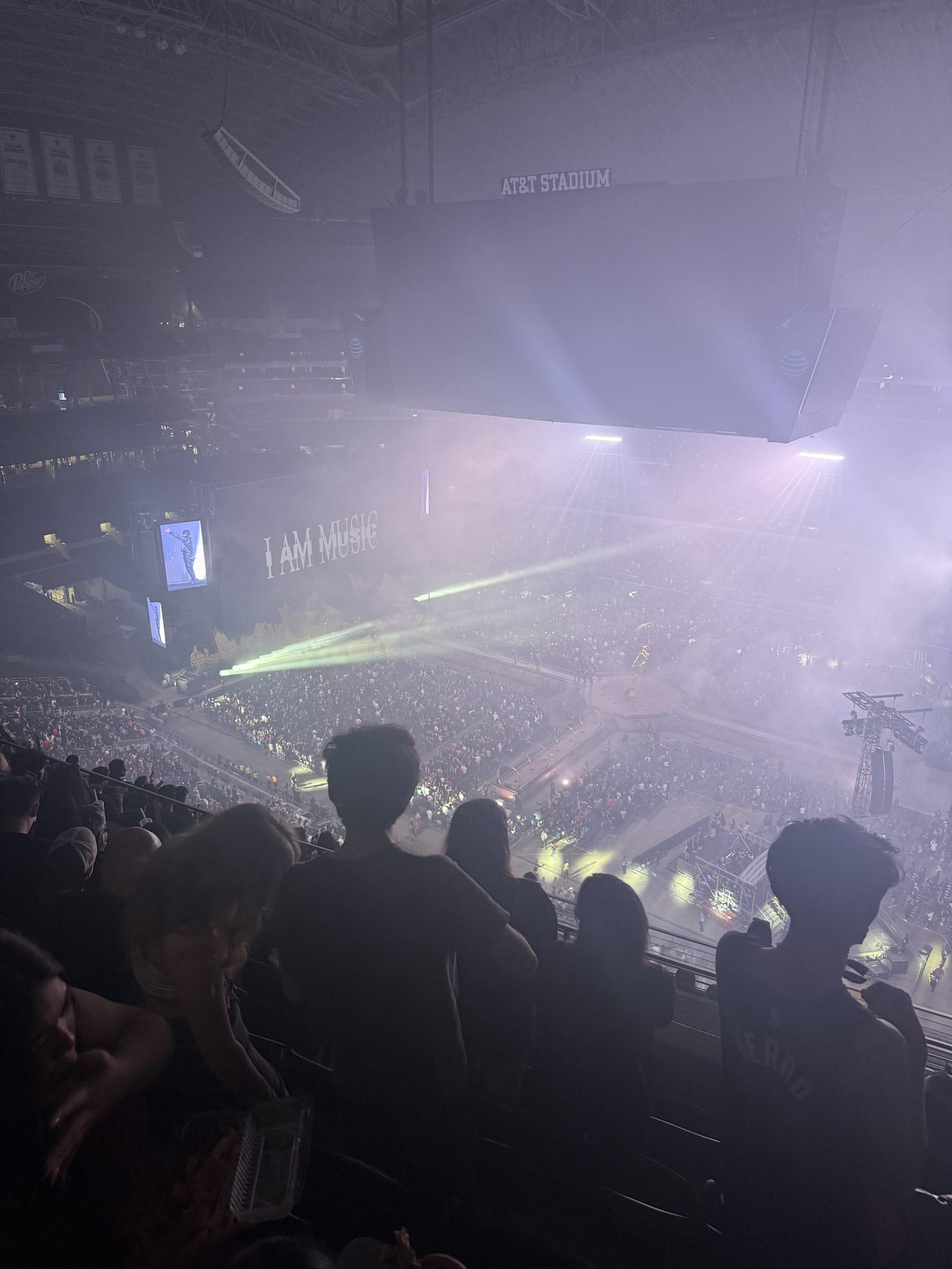 Real Fan View taken from Section 439 at AT&T Stadium by Ally H