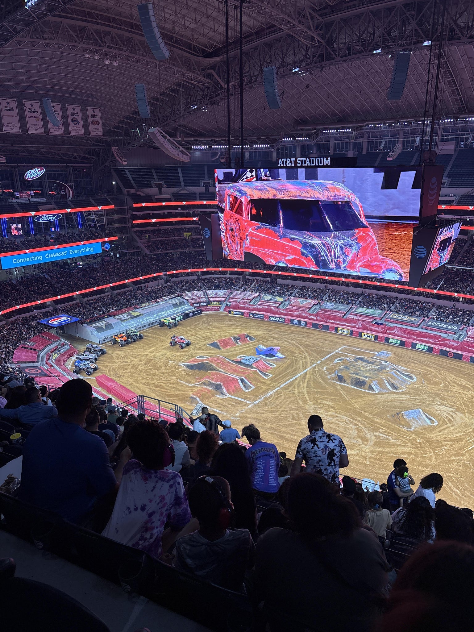 Real Fan View taken from Section 439 at AT&T Stadium by Octavias G