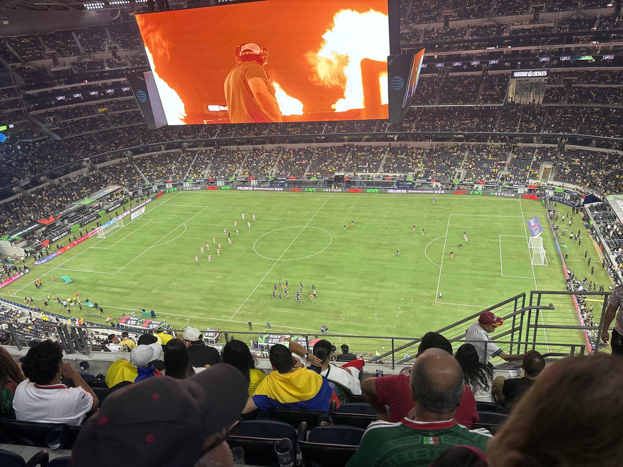 Real Fan View taken from Section 440 at AT&T Stadium by Maria B