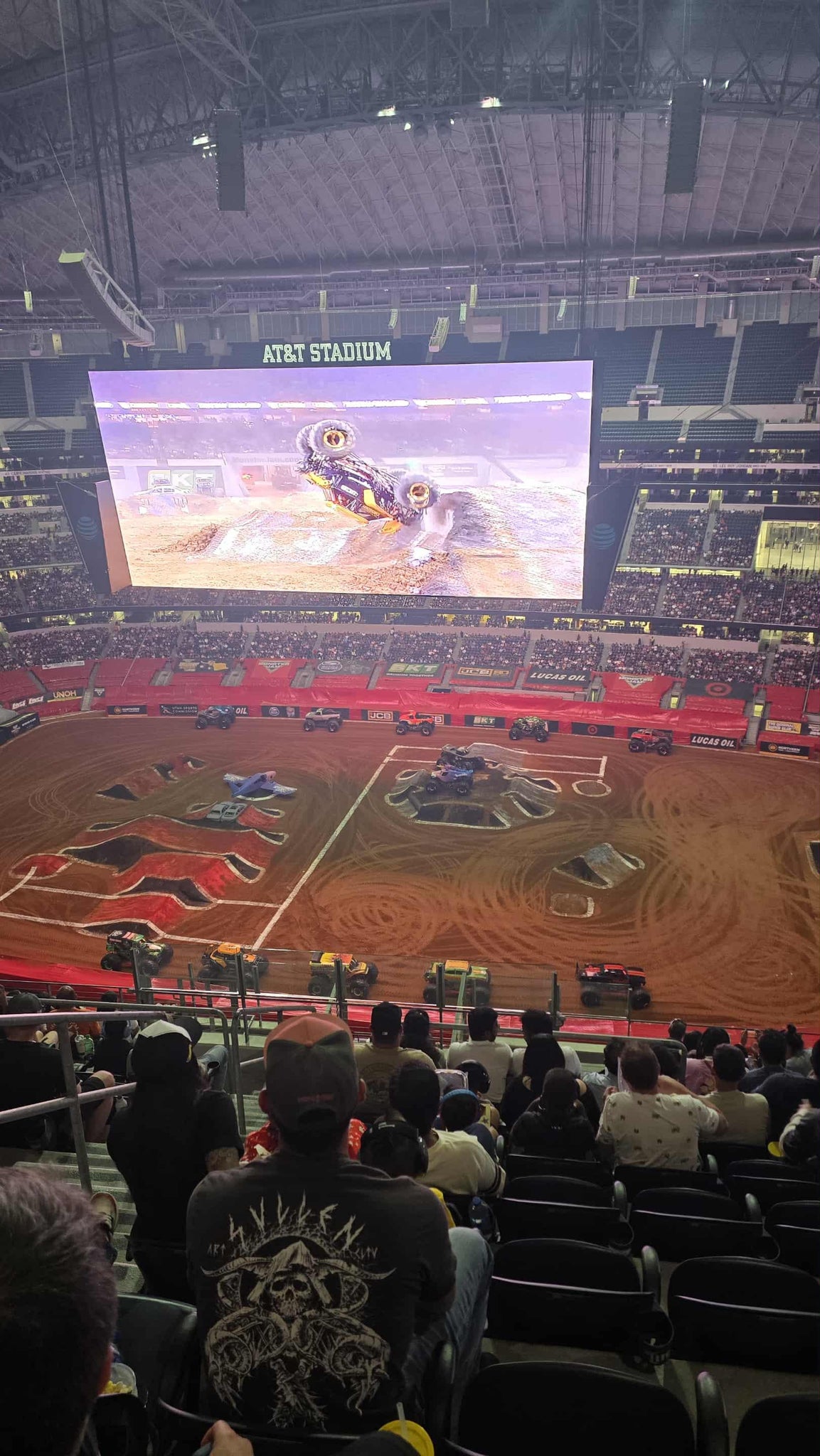 Real Fan View taken from Section 440 at AT&T Stadium by Calvin I