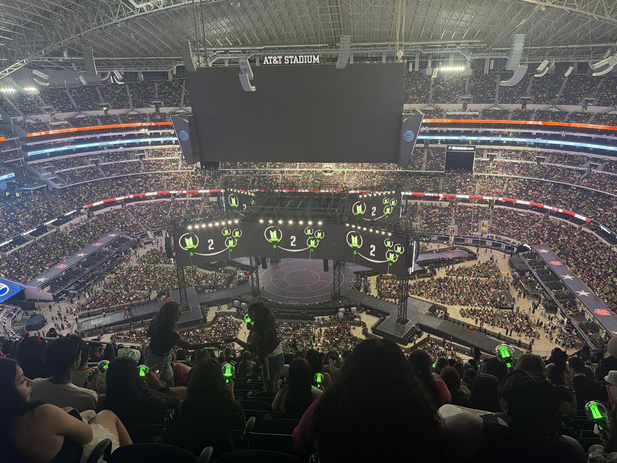 Real Fan View taken from Section 441 at AT&T Stadium by Tracy K