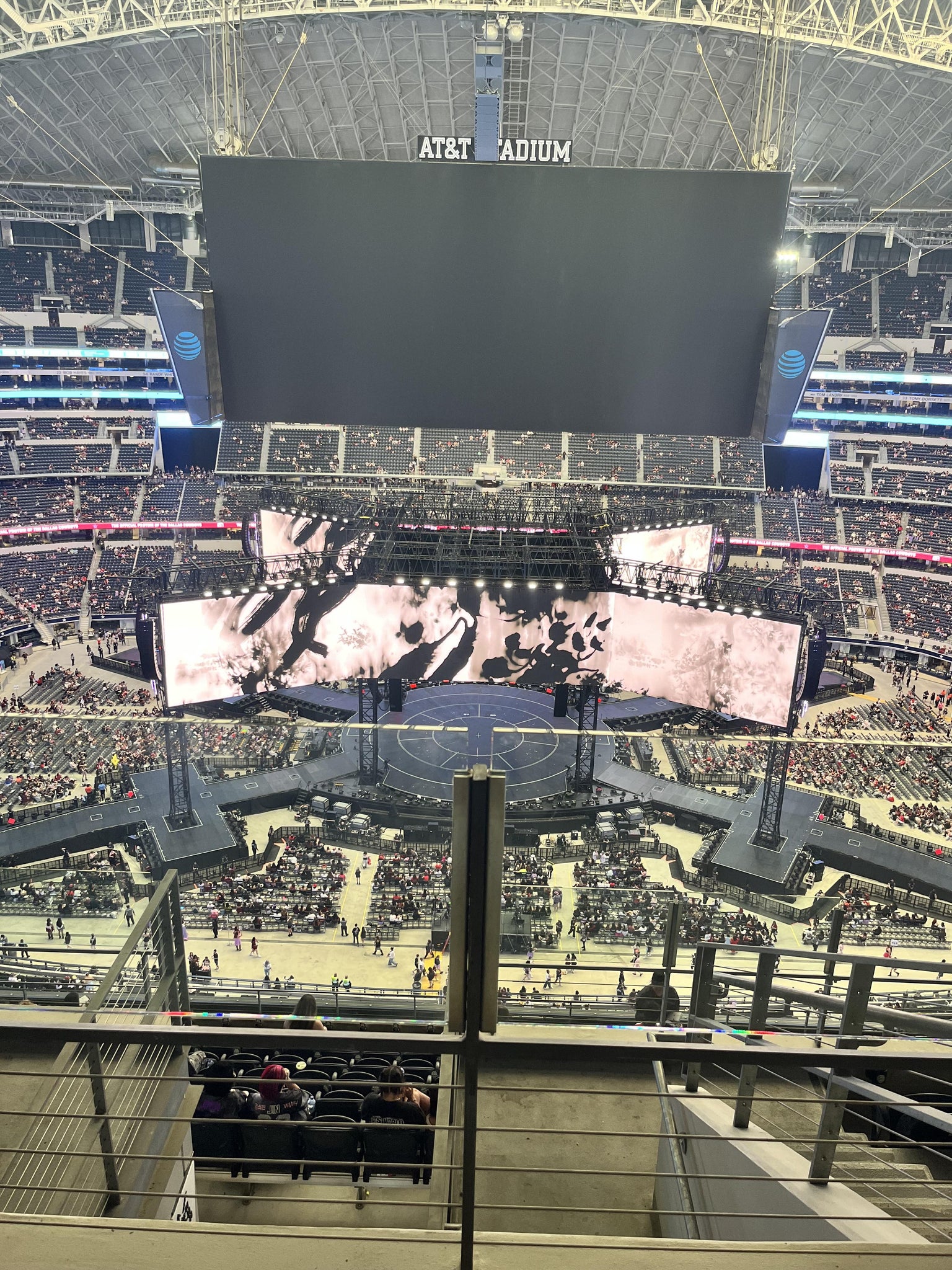Real Fan View taken from Section 442 at AT&T Stadium by Samantha B