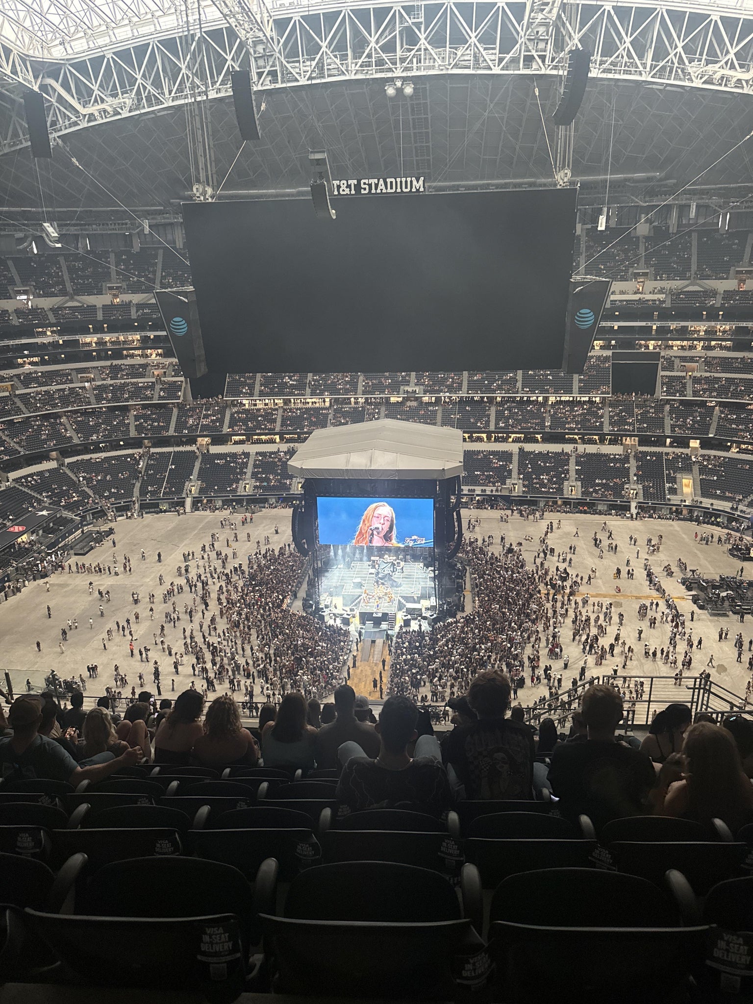 Real Fan View taken from Section 442 at AT&T Stadium by Payton D