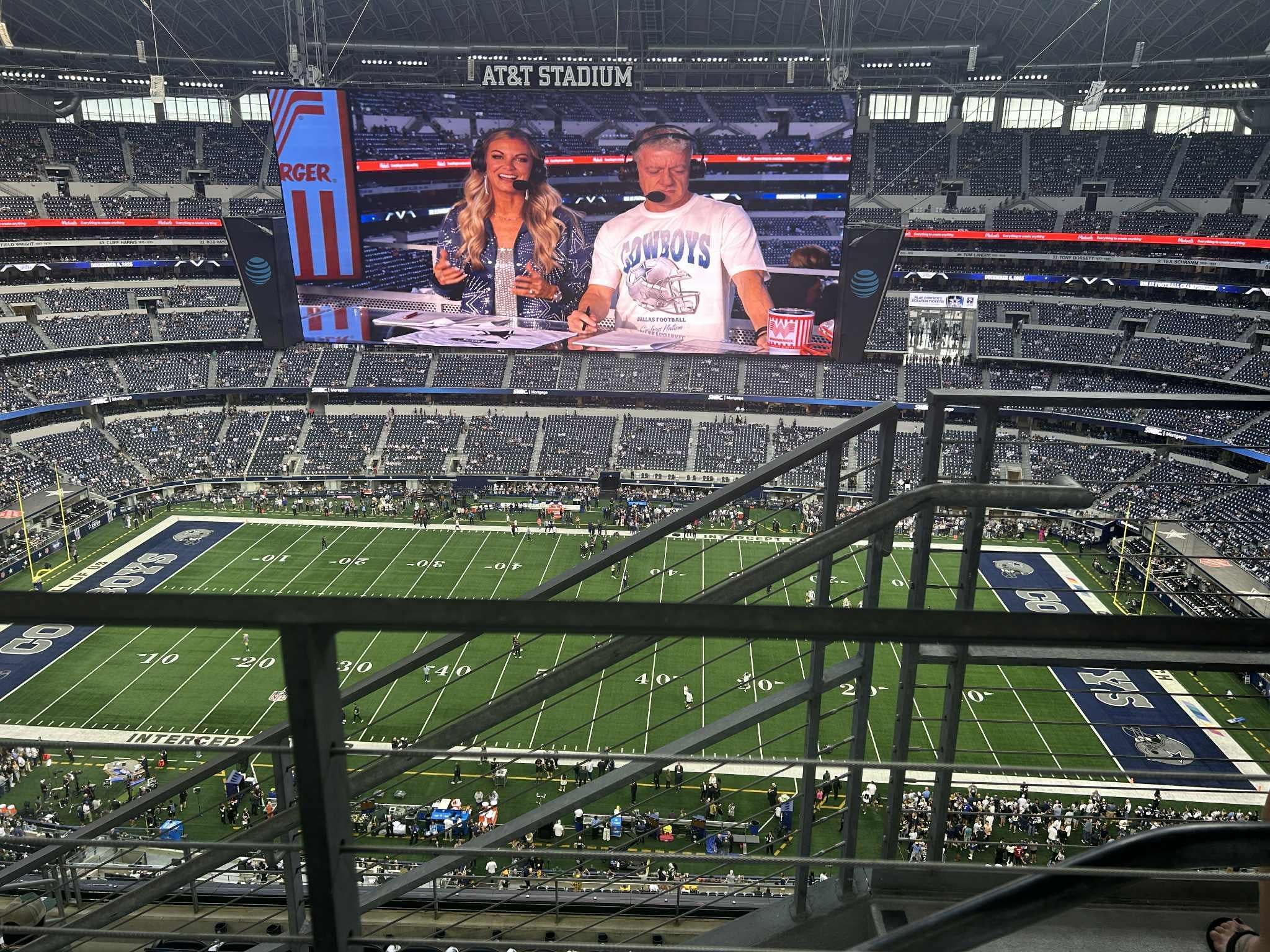 Real Fan View taken from Section 442 at AT&T Stadium by Priscilla R