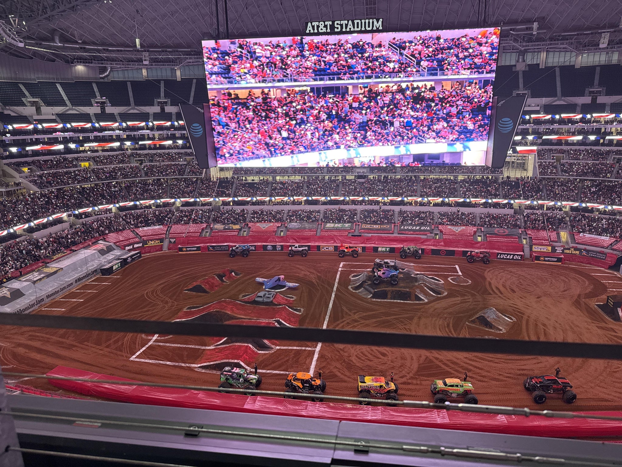 Real Fan View taken from Section 443 at AT&T Stadium by Nicole C