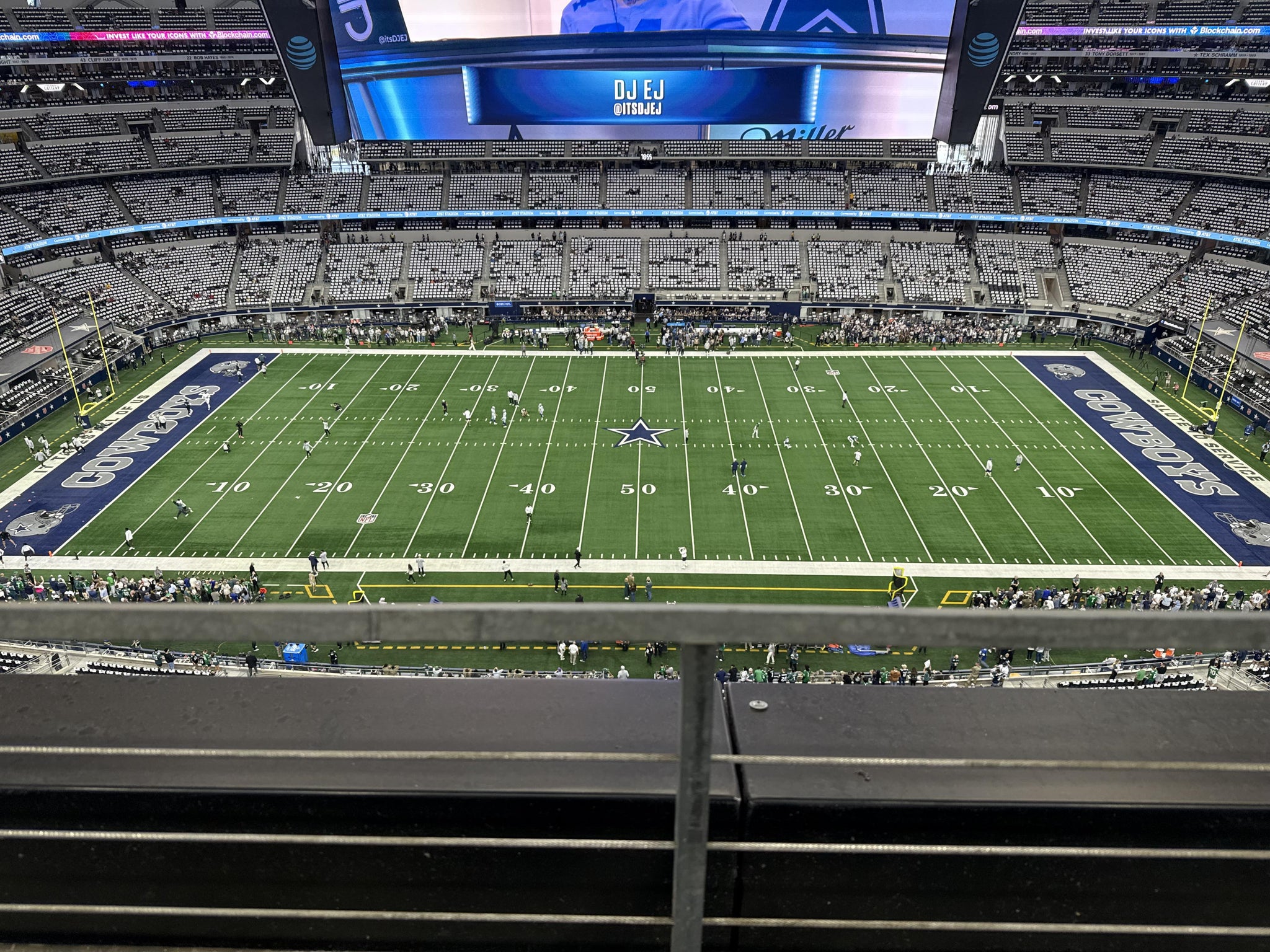 Real Fan View taken from Section 443 at AT&T Stadium by Omar A