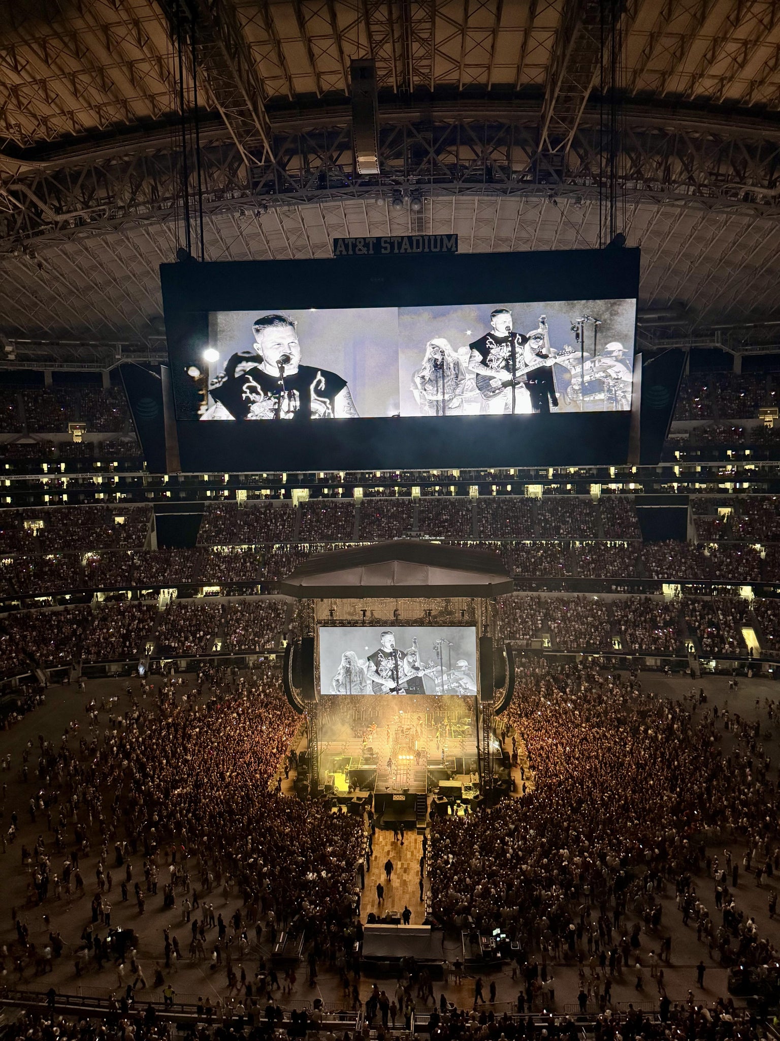 Real Fan View taken from Section 443 at AT&T Stadium by Shannon L