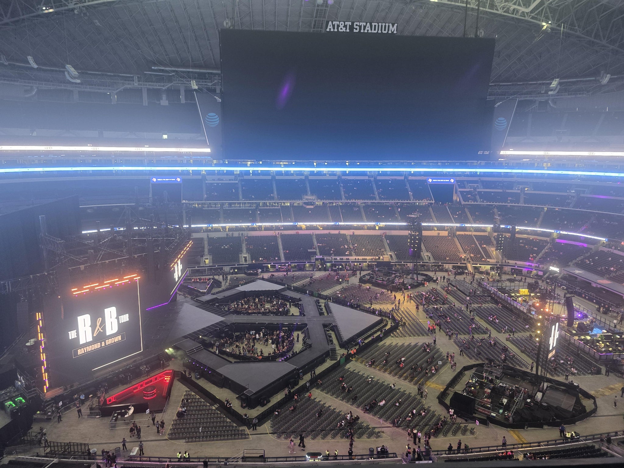 Real Fan View taken from Section 444 at AT&T Stadium by Tasha M