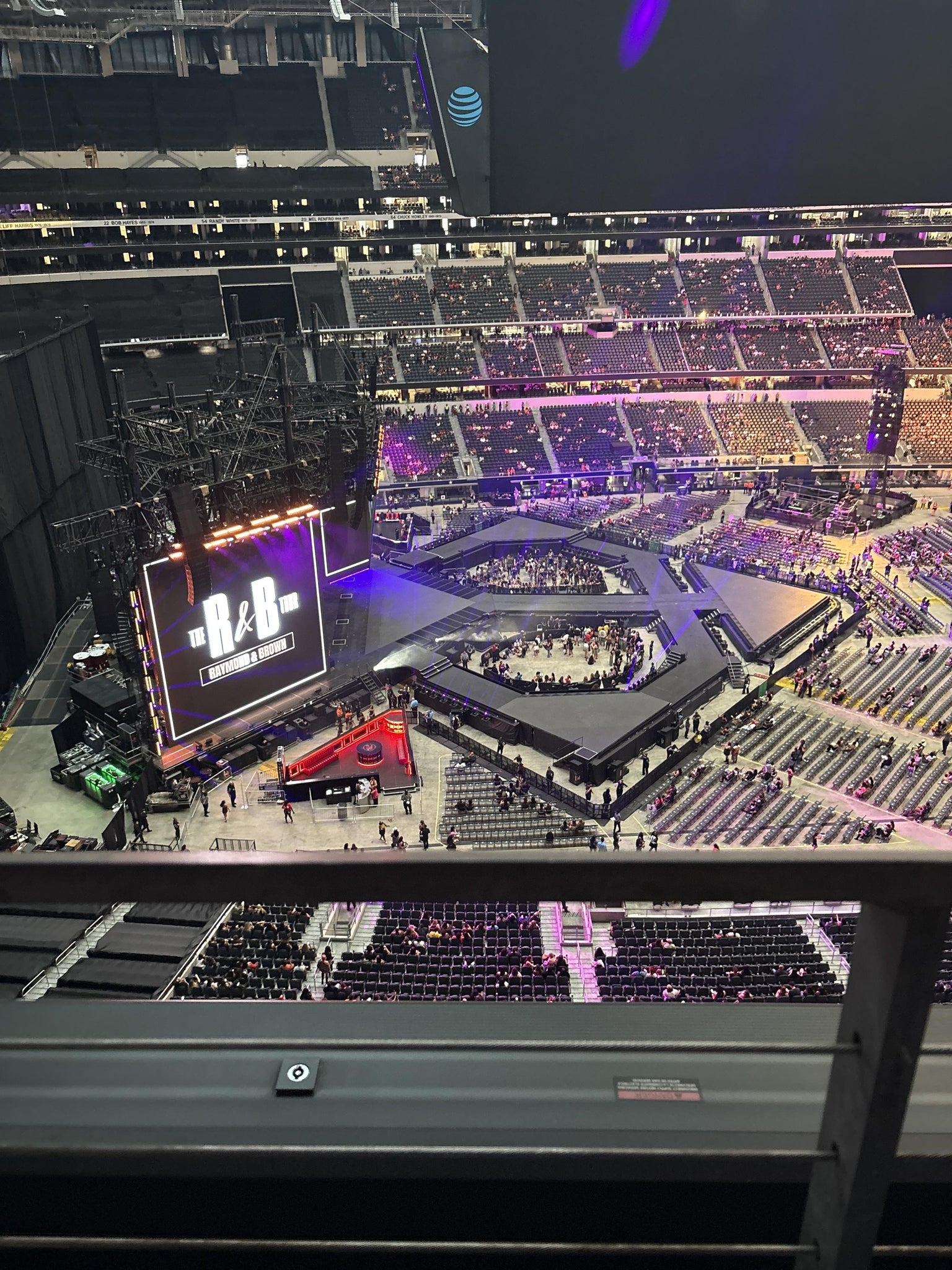 Real Fan View taken from Section 445 at AT&T Stadium by Kristen M