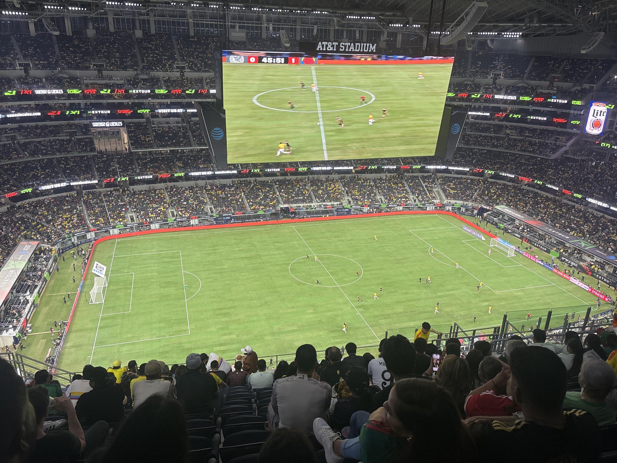 Real Fan View taken from Section 445 at AT&T Stadium by Ayo A