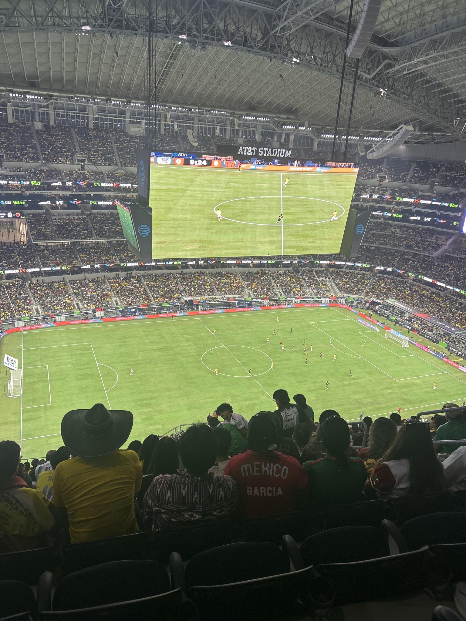 Real Fan View taken from Section 446 at AT&T Stadium by Domingo R