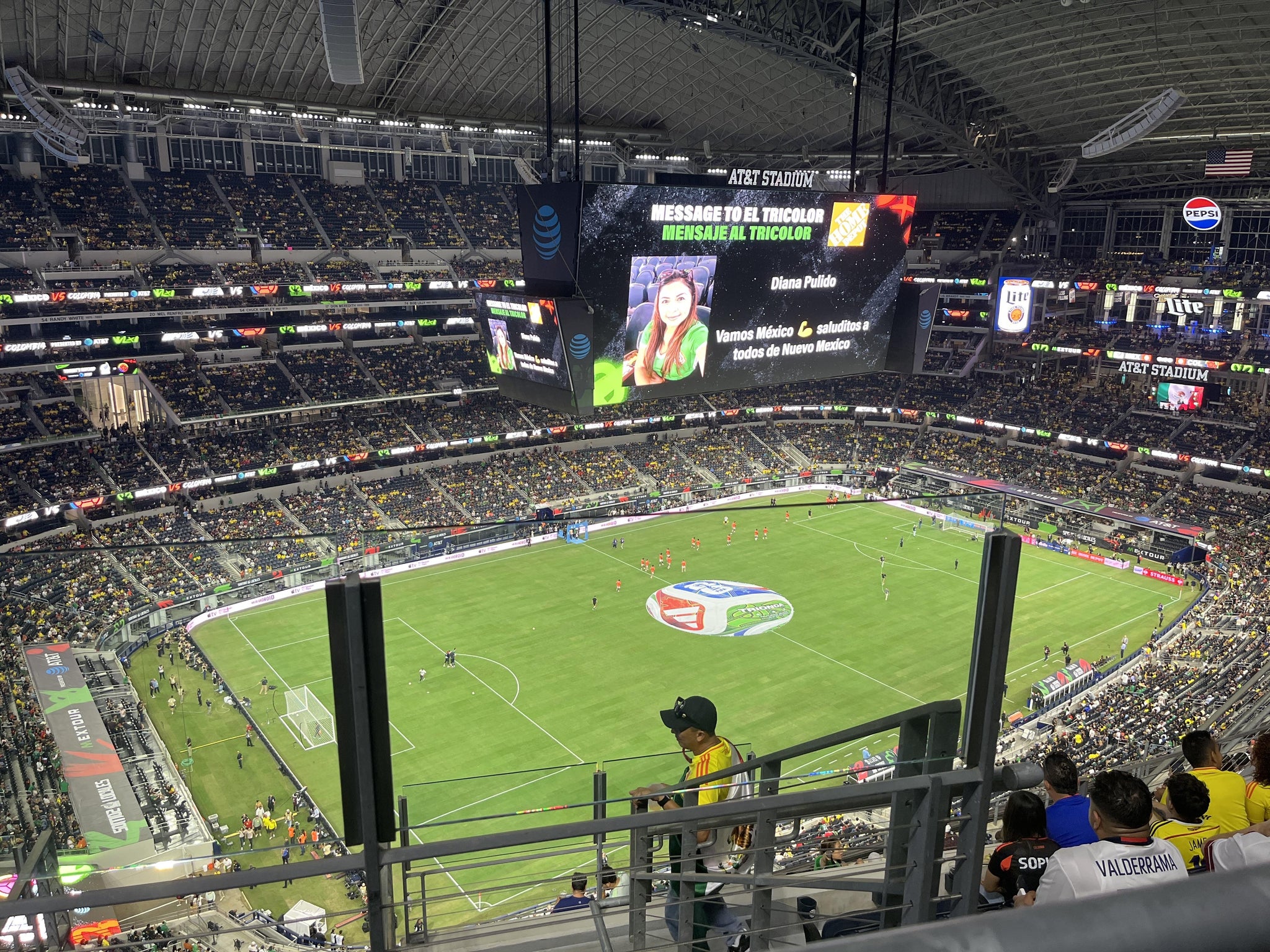 Real Fan View taken from Section 448 at AT&T Stadium by Brandon C
