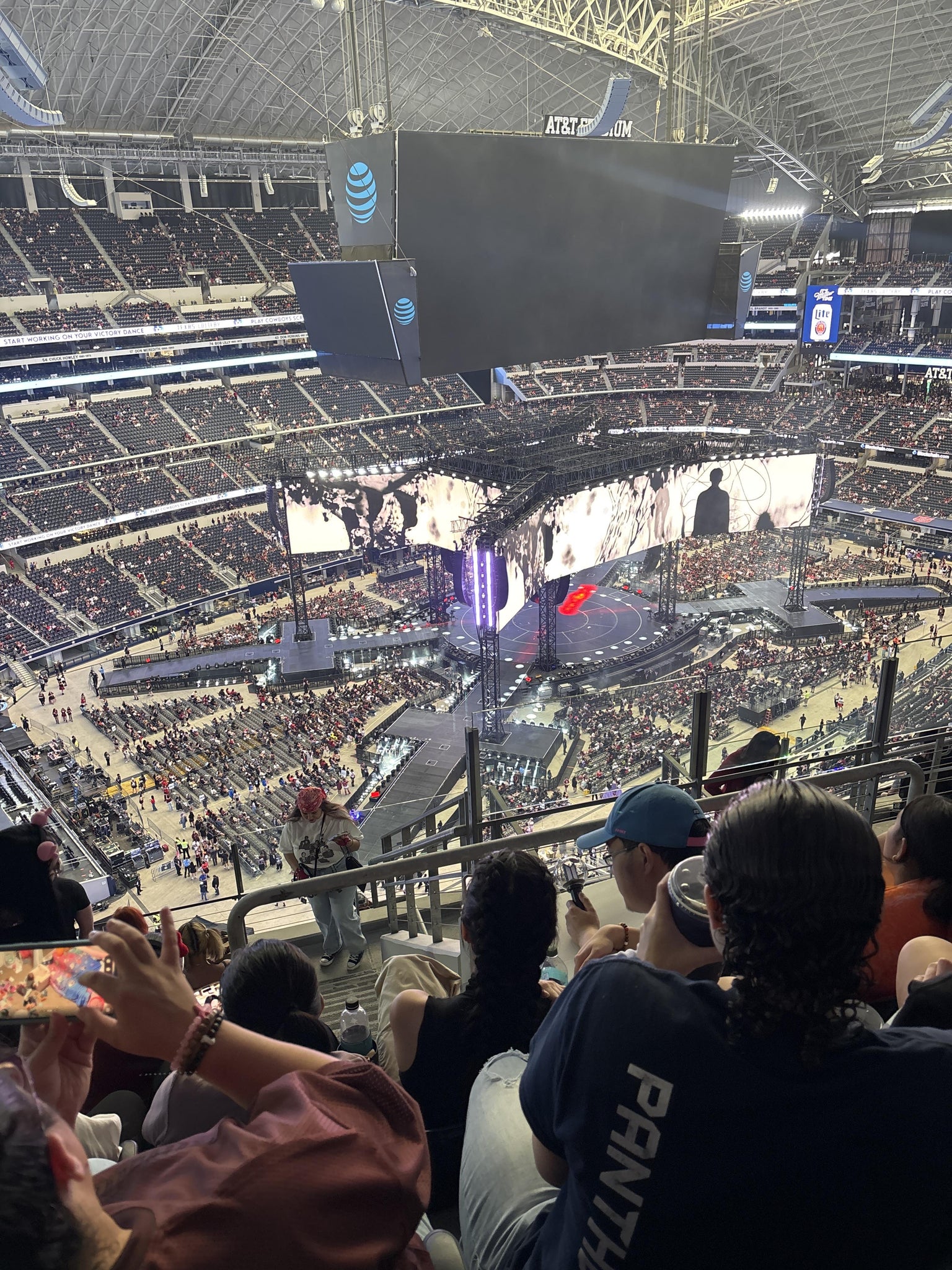 Real Fan View taken from Section 449 at AT&T Stadium by Itzel C