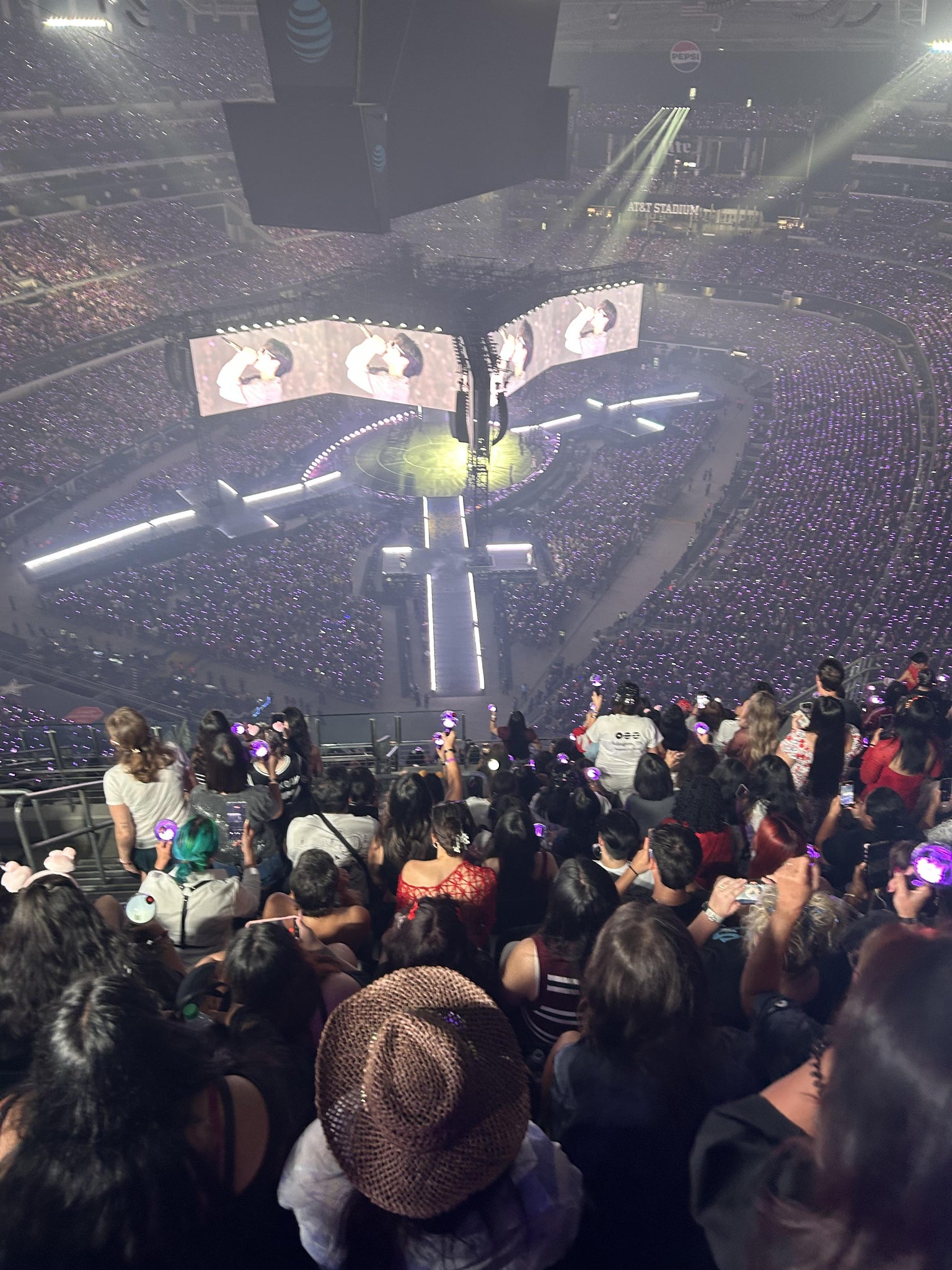 Real Fan View taken from Section 452 at AT&T Stadium by Sunshine S