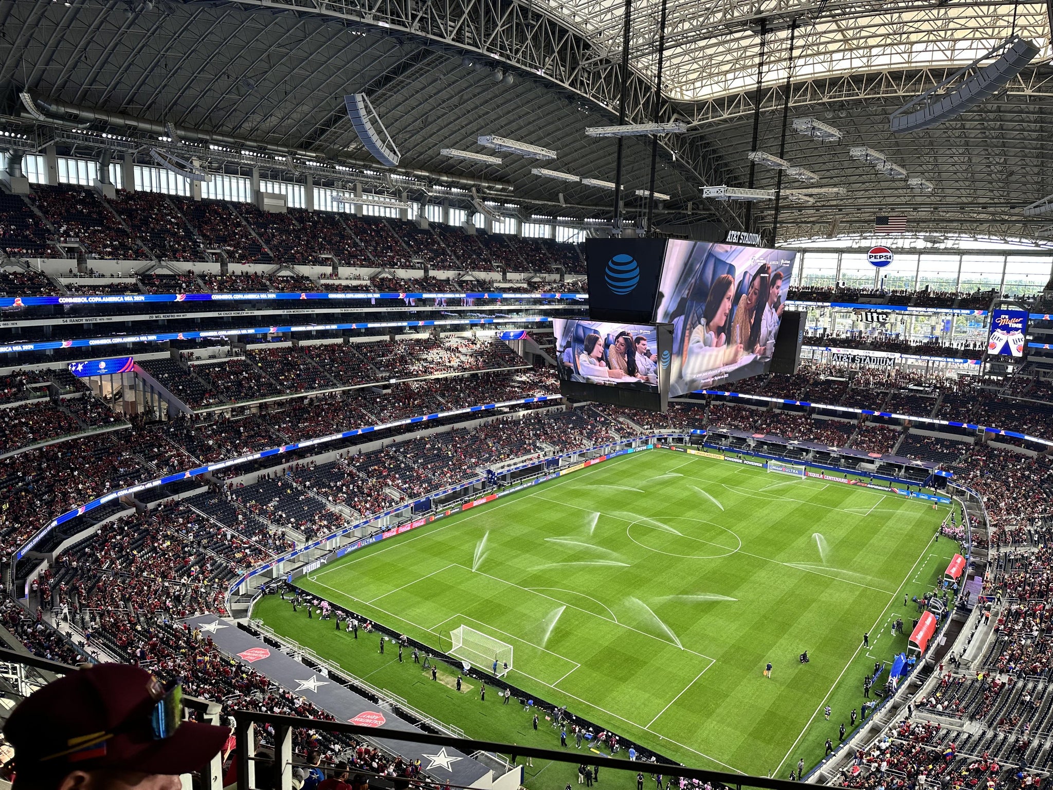 Real Fan View taken from Section 453 at AT&T Stadium by Pamela R