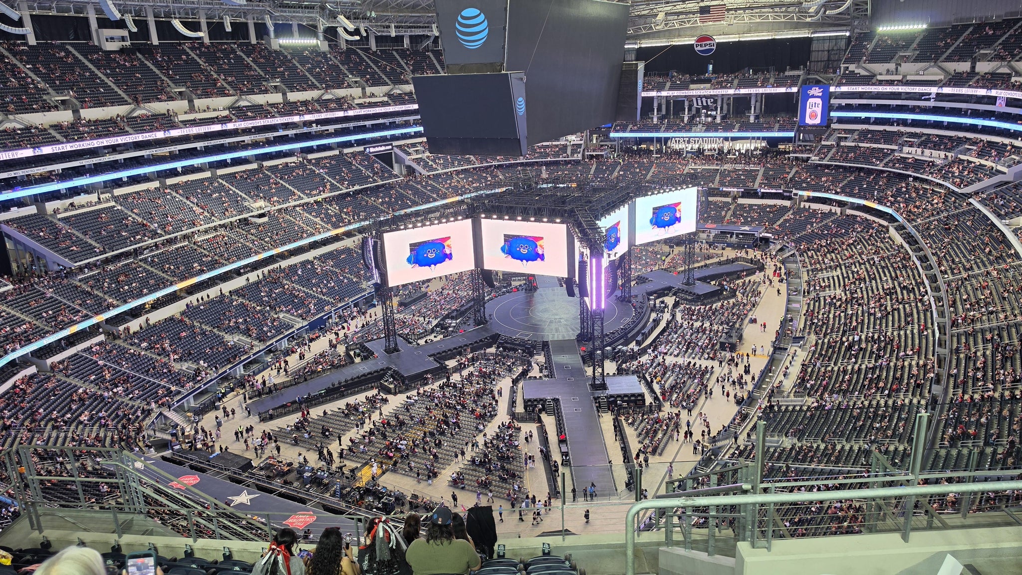 Real Fan View taken from Section 453 at AT&T Stadium by Anonymous User