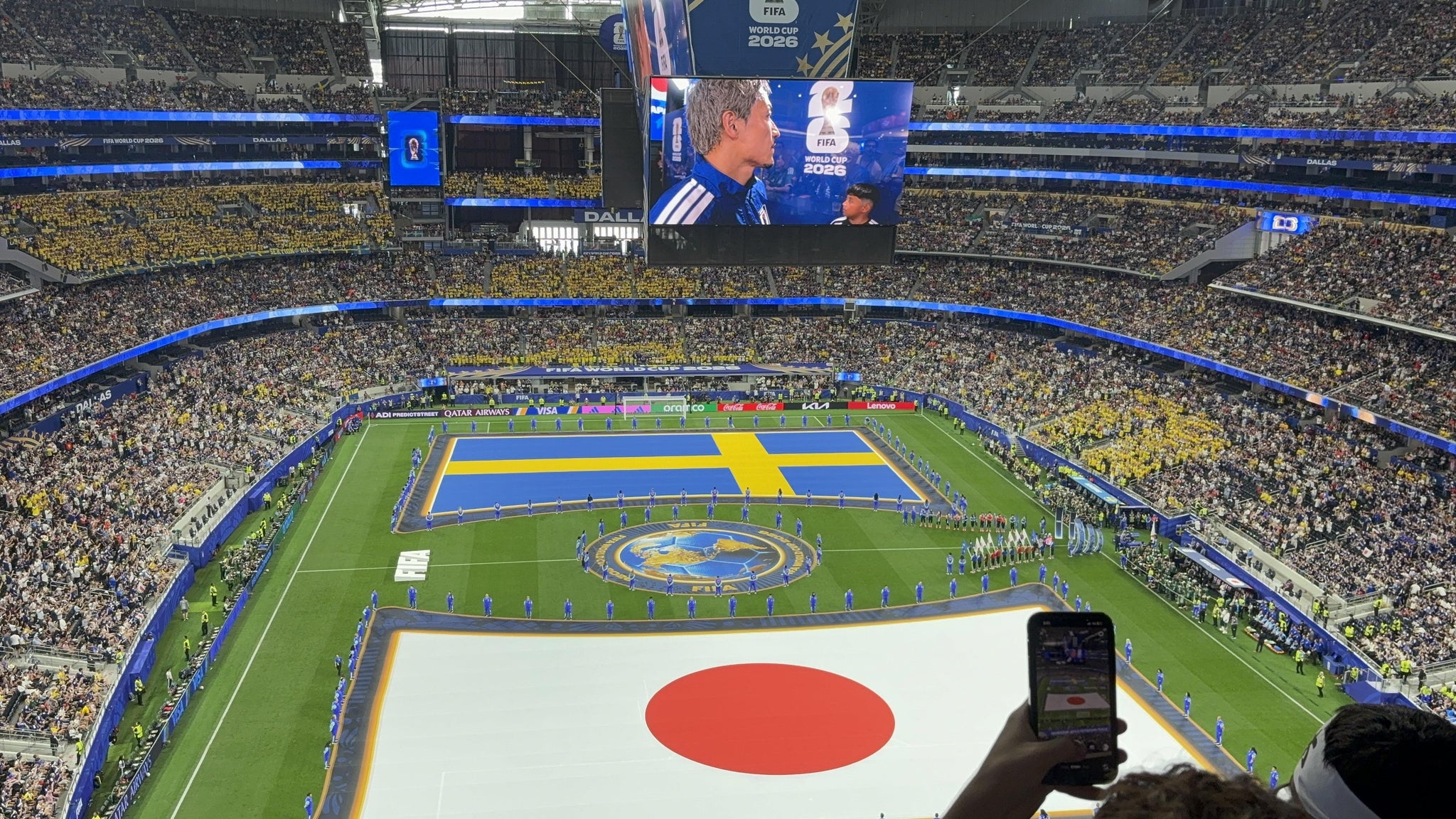 Real Fan View taken from Section 459 at AT&T Stadium by Abigail M