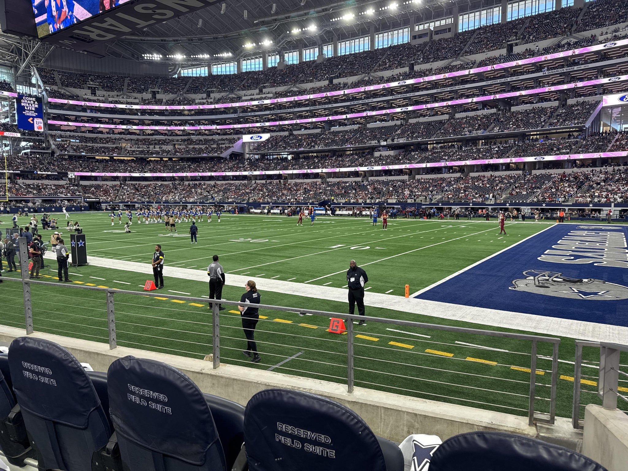 Real Fan View taken from Section C 106 at AT&T Stadium by Dan  J