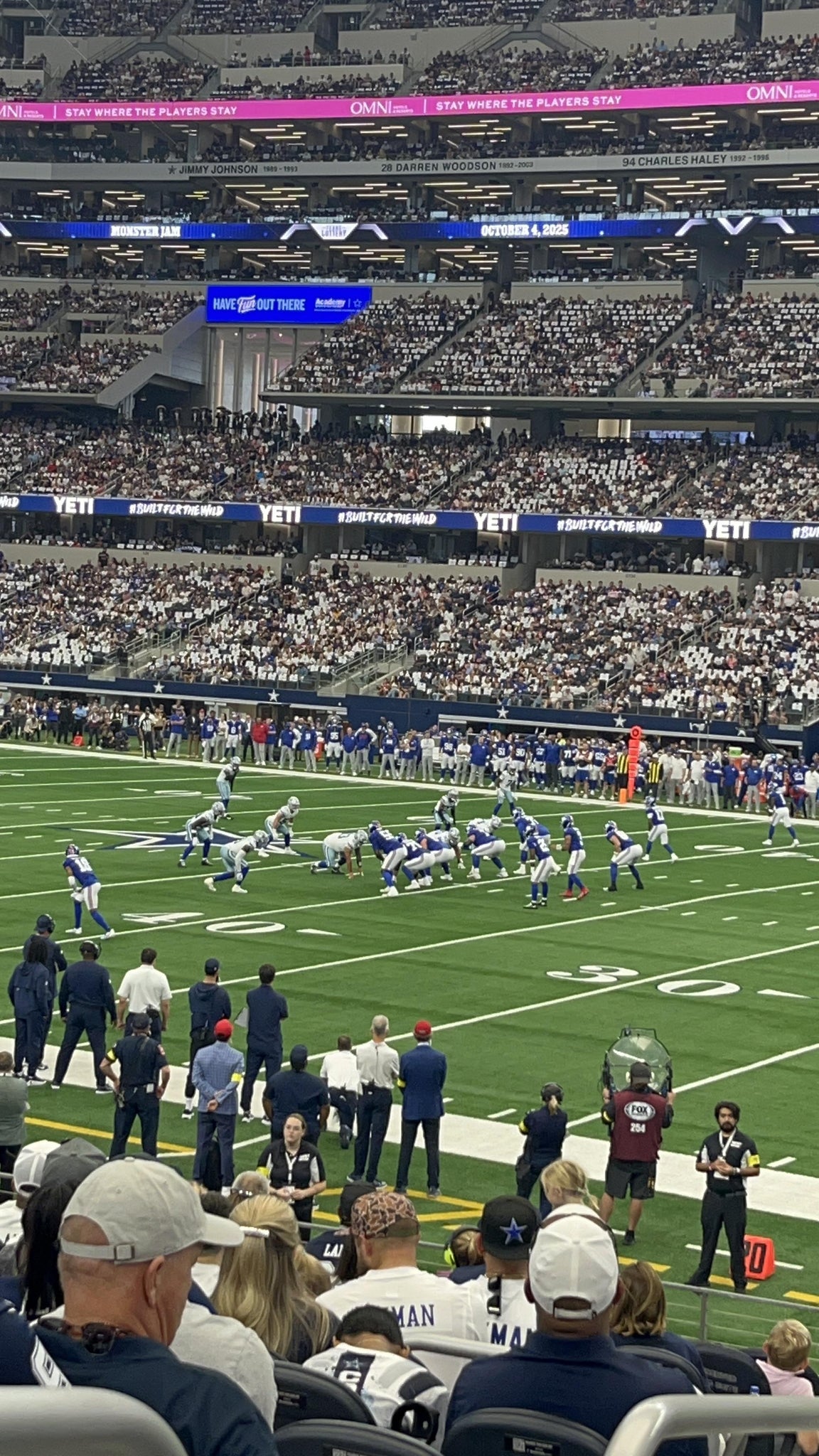 Real Fan View taken from Section C 107 at AT&T Stadium by Mahogany F