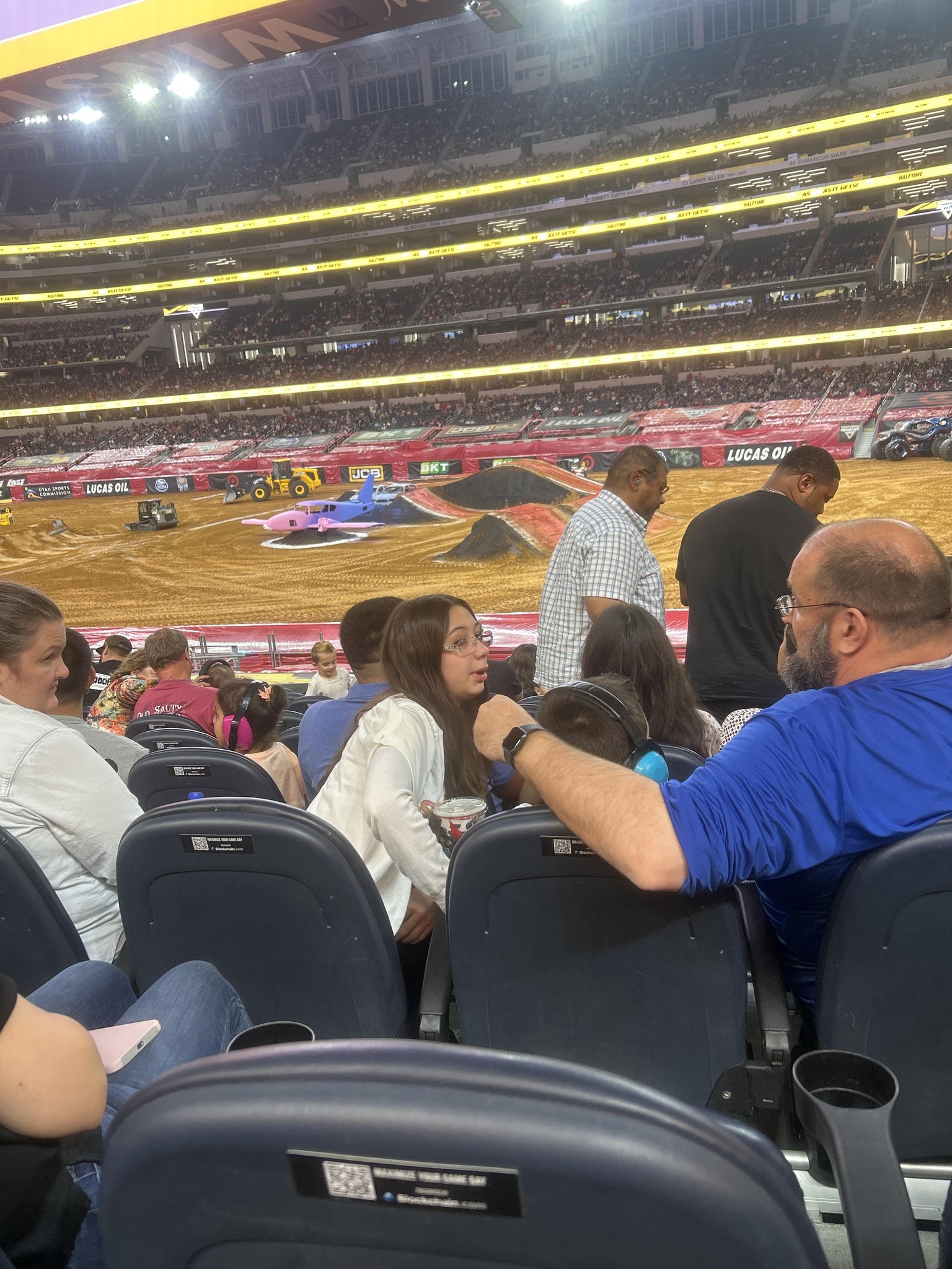 Real Fan View taken from Section C 107 at AT&T Stadium by Tierra W