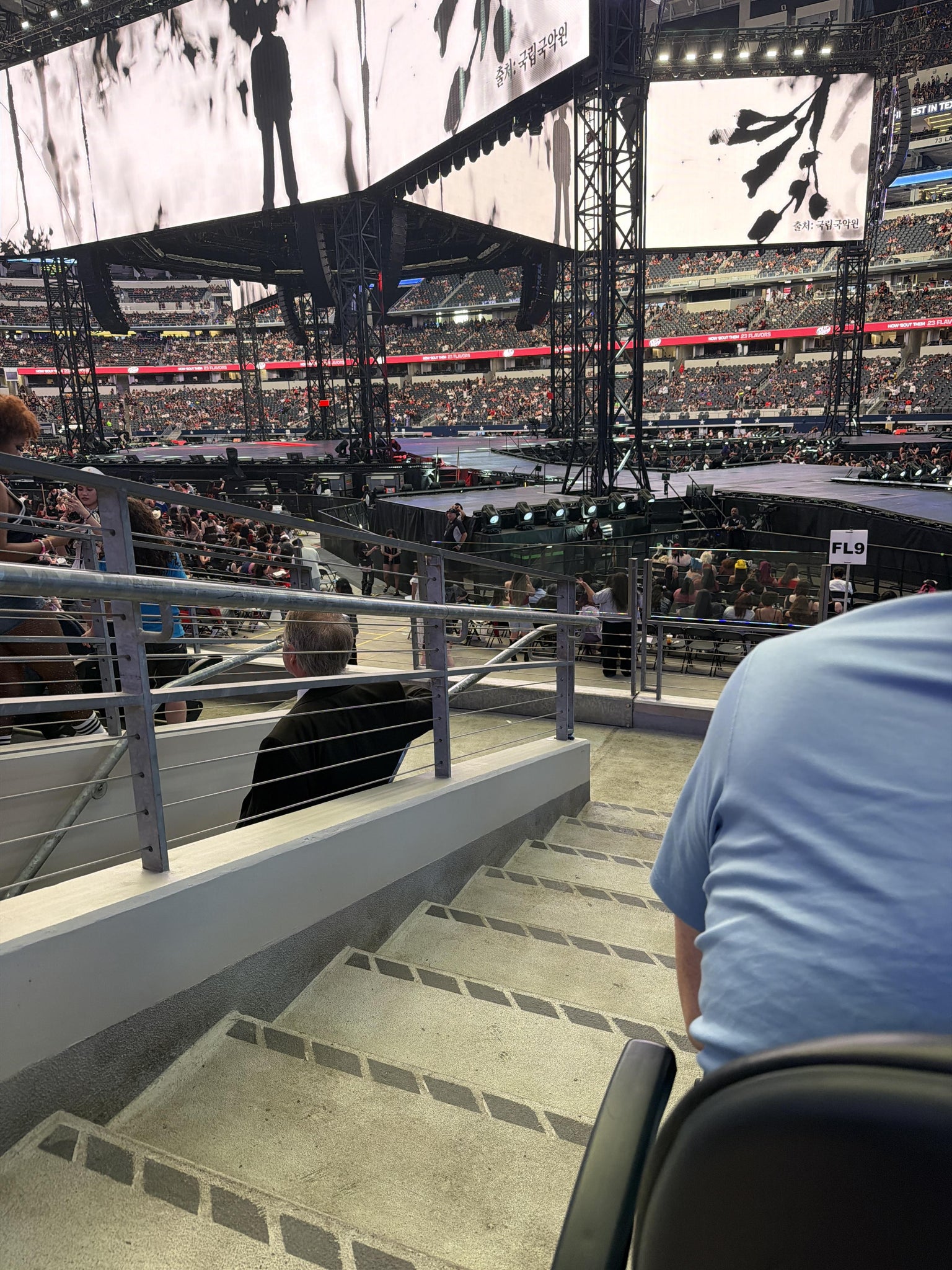 Real Fan View taken from Section C 107 at AT&T Stadium by Portia S