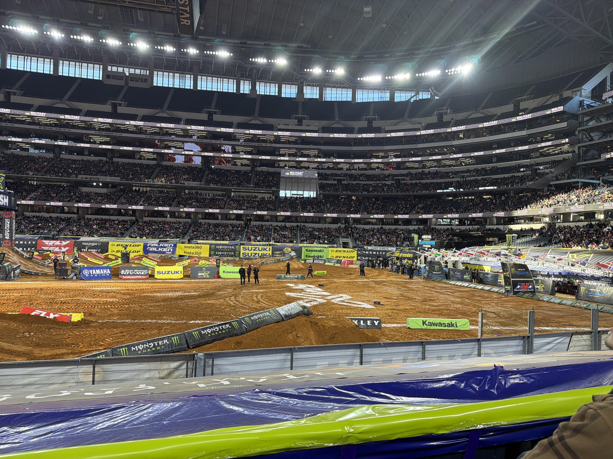 Real Fan View taken from Section C 108 at AT&T Stadium by Karen T