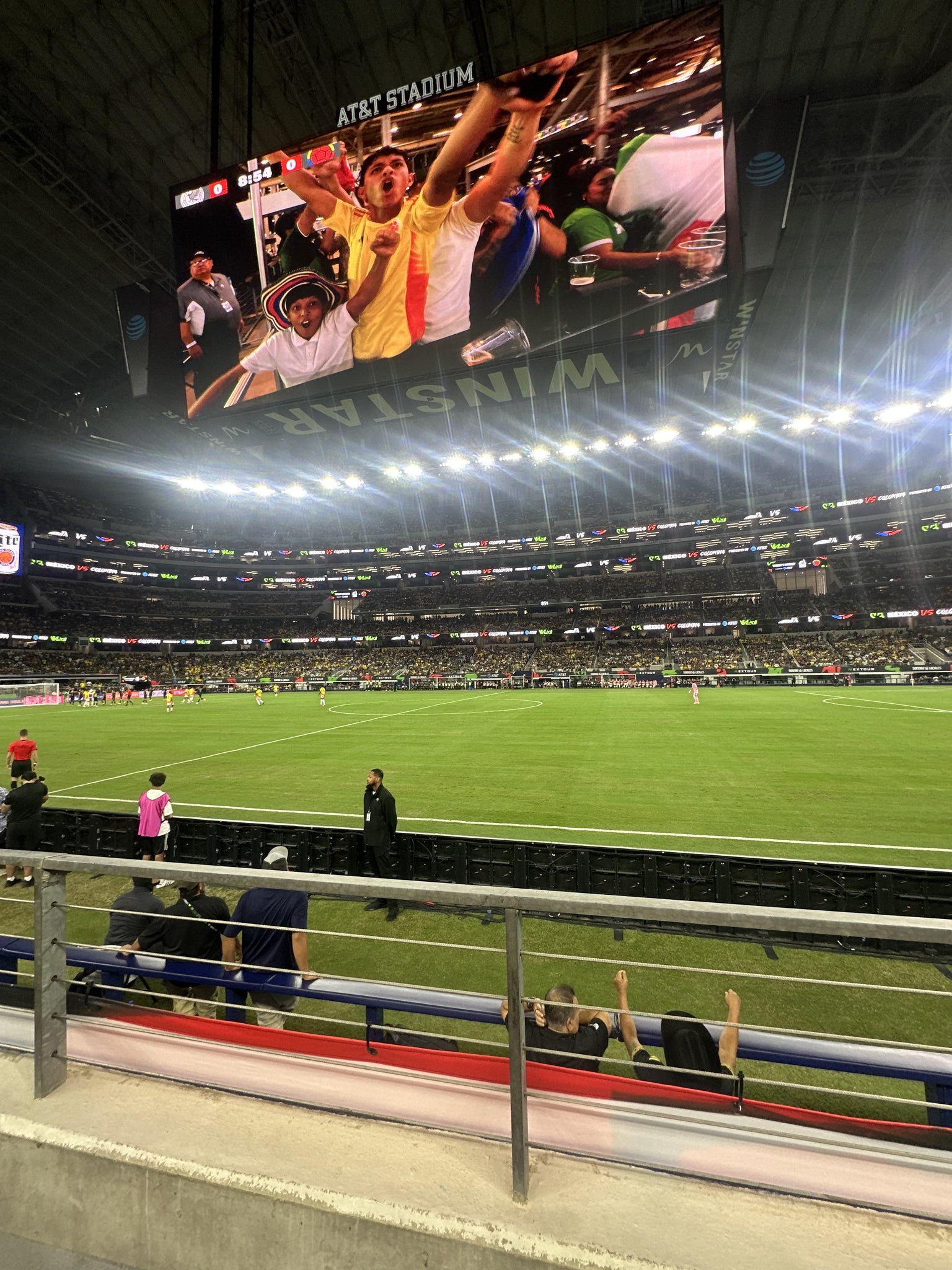 Real Fan View taken from Section C 109 at AT&T Stadium by Katherine A