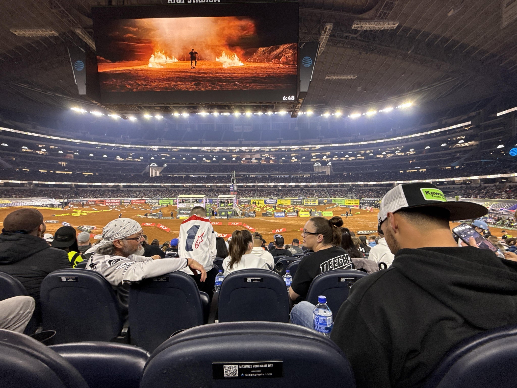 Real Fan View taken from Section C 109 at AT&T Stadium by Nicolas I