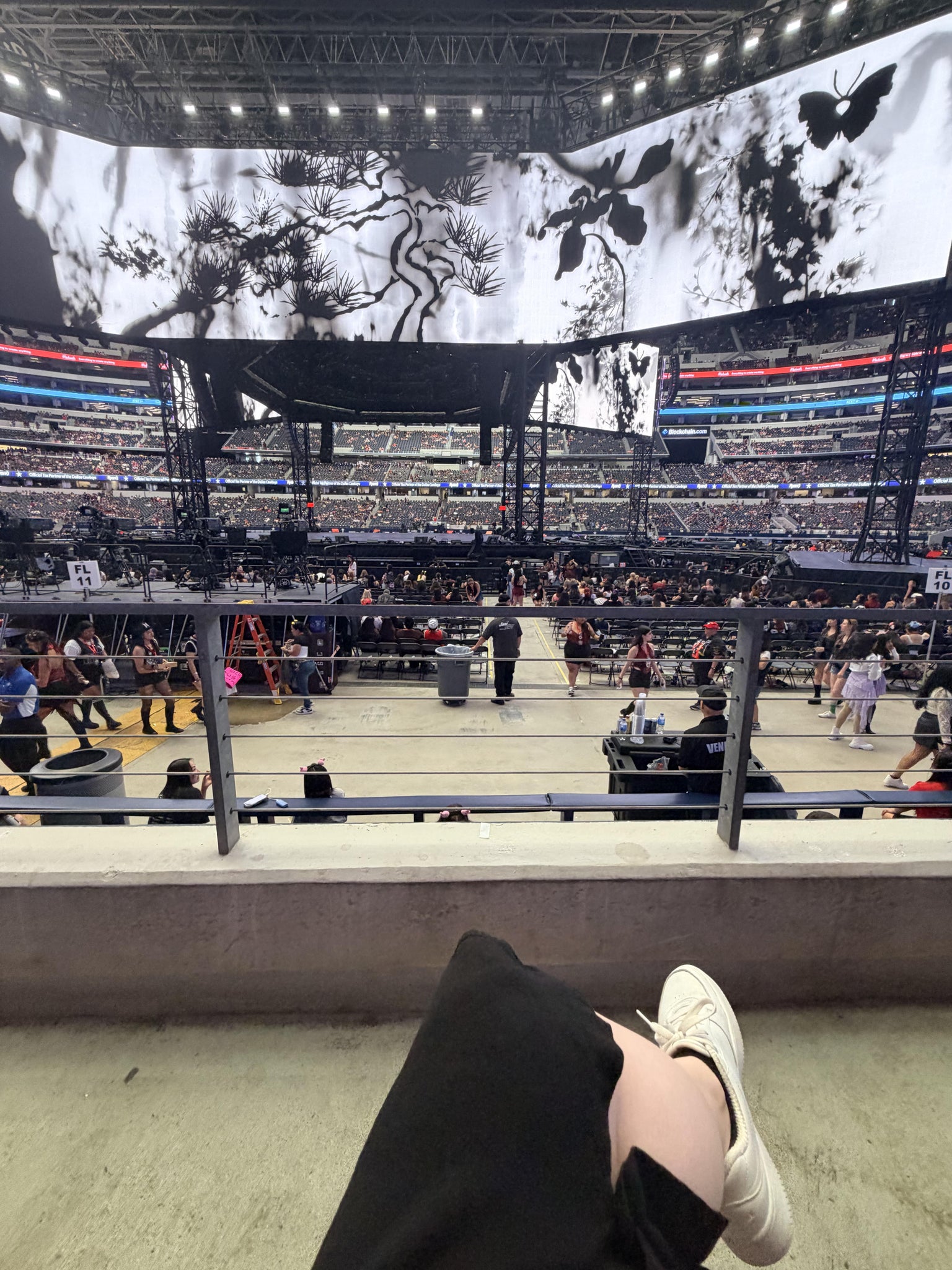 Real Fan View taken from Section C 110 at AT&T Stadium by Melissa V