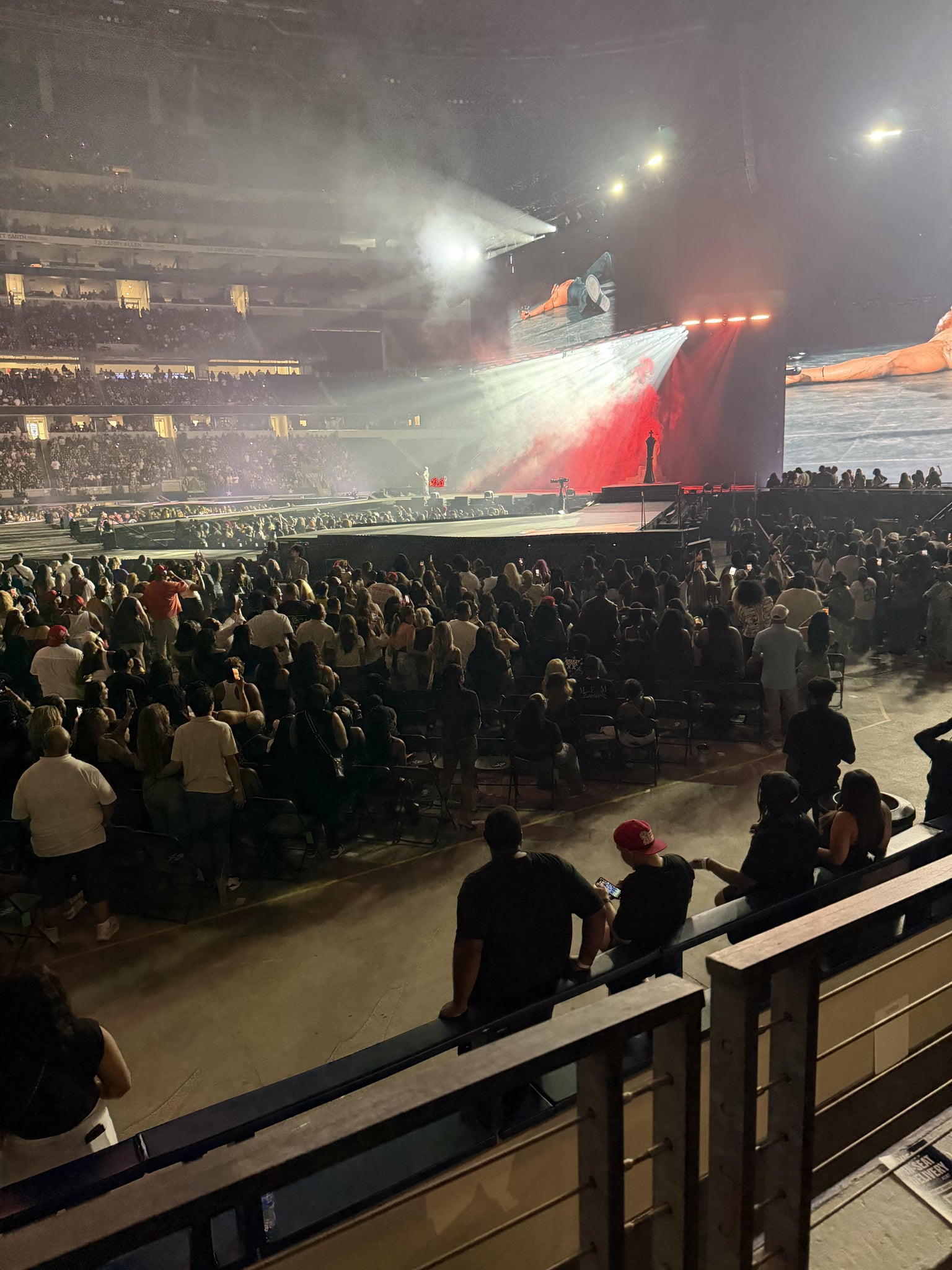 Real Fan View taken from Section C 110 at AT&T Stadium by Anonymous User