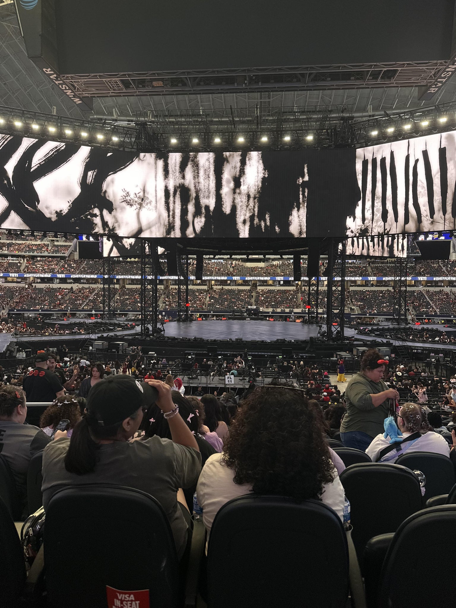 Real Fan View taken from Section C 110 at AT&T Stadium by Melissa G