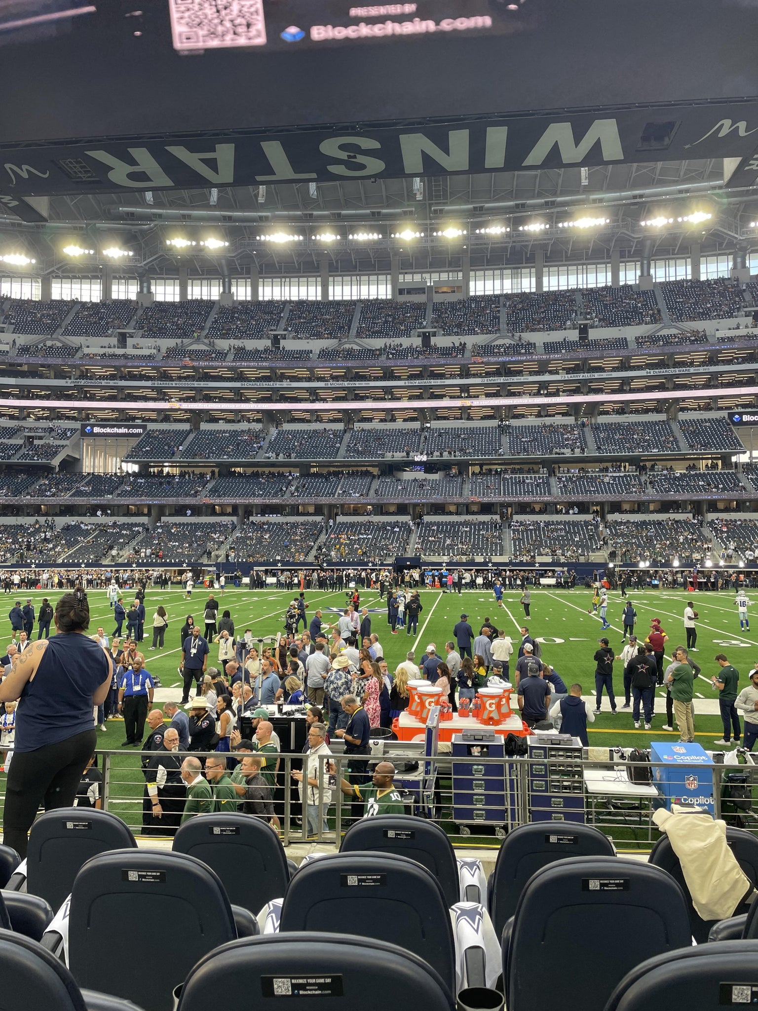 Real Fan View taken from Section C 110 at AT&T Stadium by Arthur T