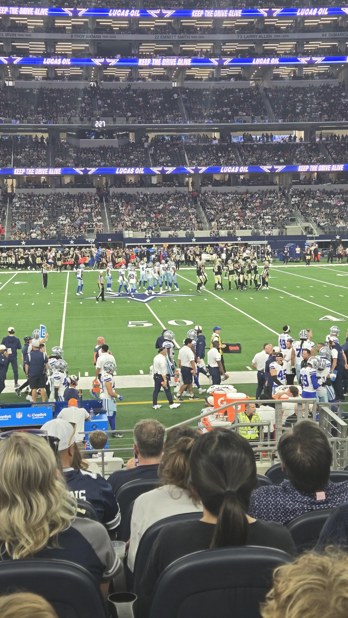 Real Fan View taken from Section C 111 at AT&T Stadium by Deann M