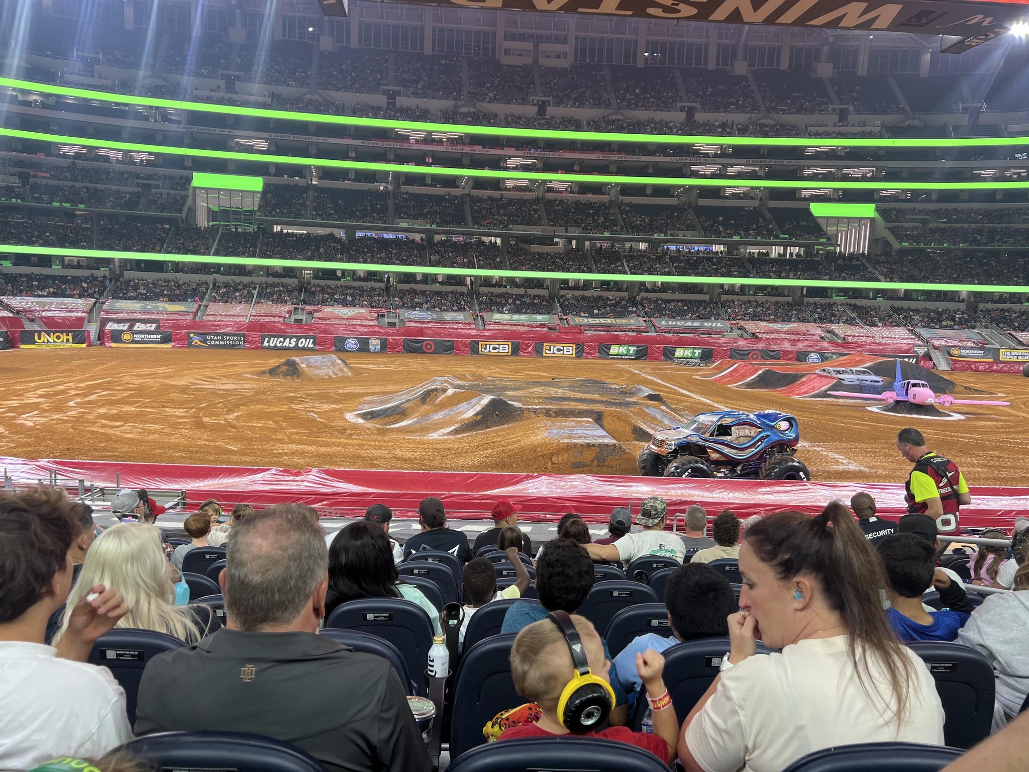 Real Fan View taken from Section C 111 at AT&T Stadium by Martin B