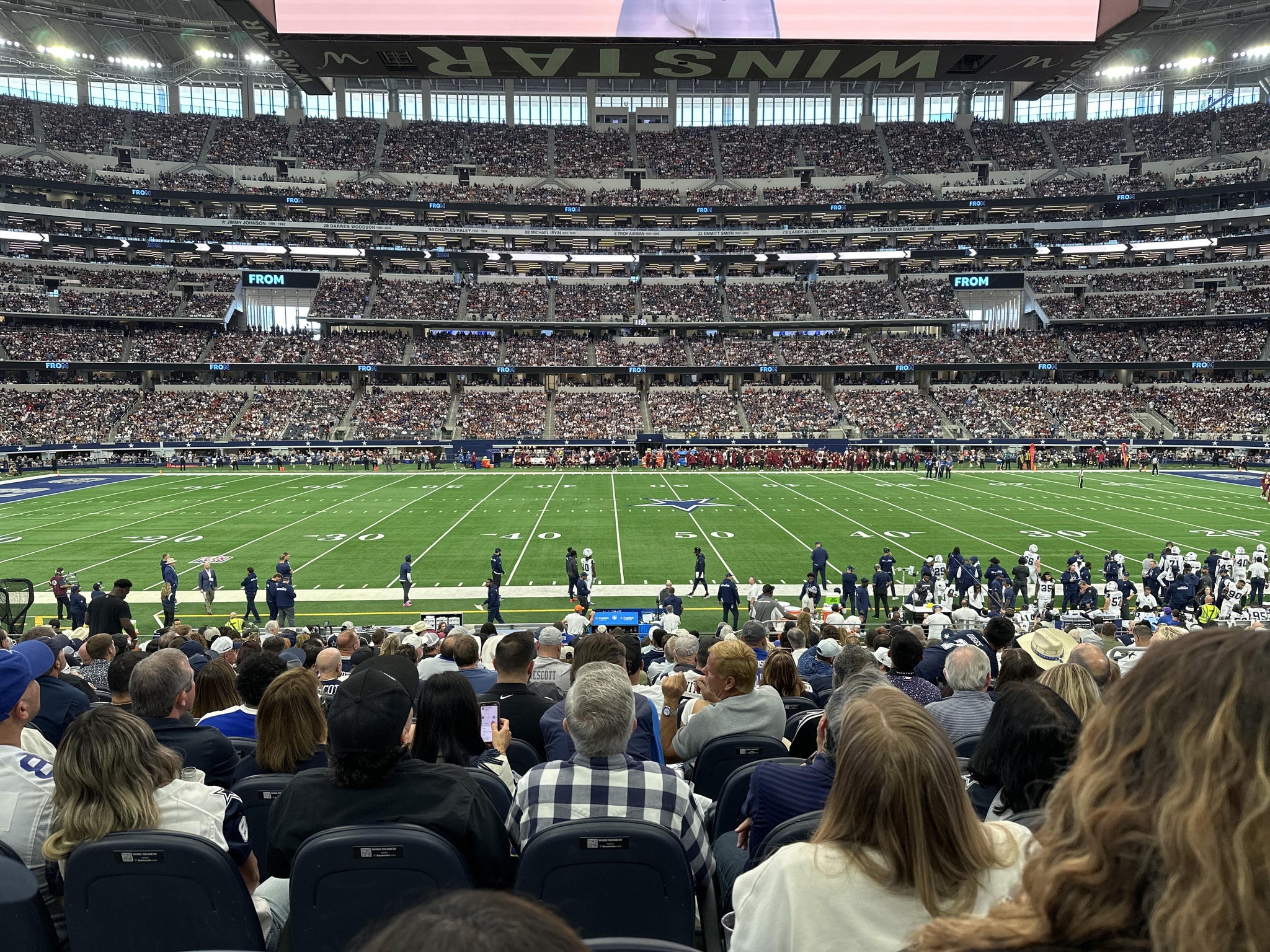 Real Fan View taken from Section C 111 at AT&T Stadium by Joel B