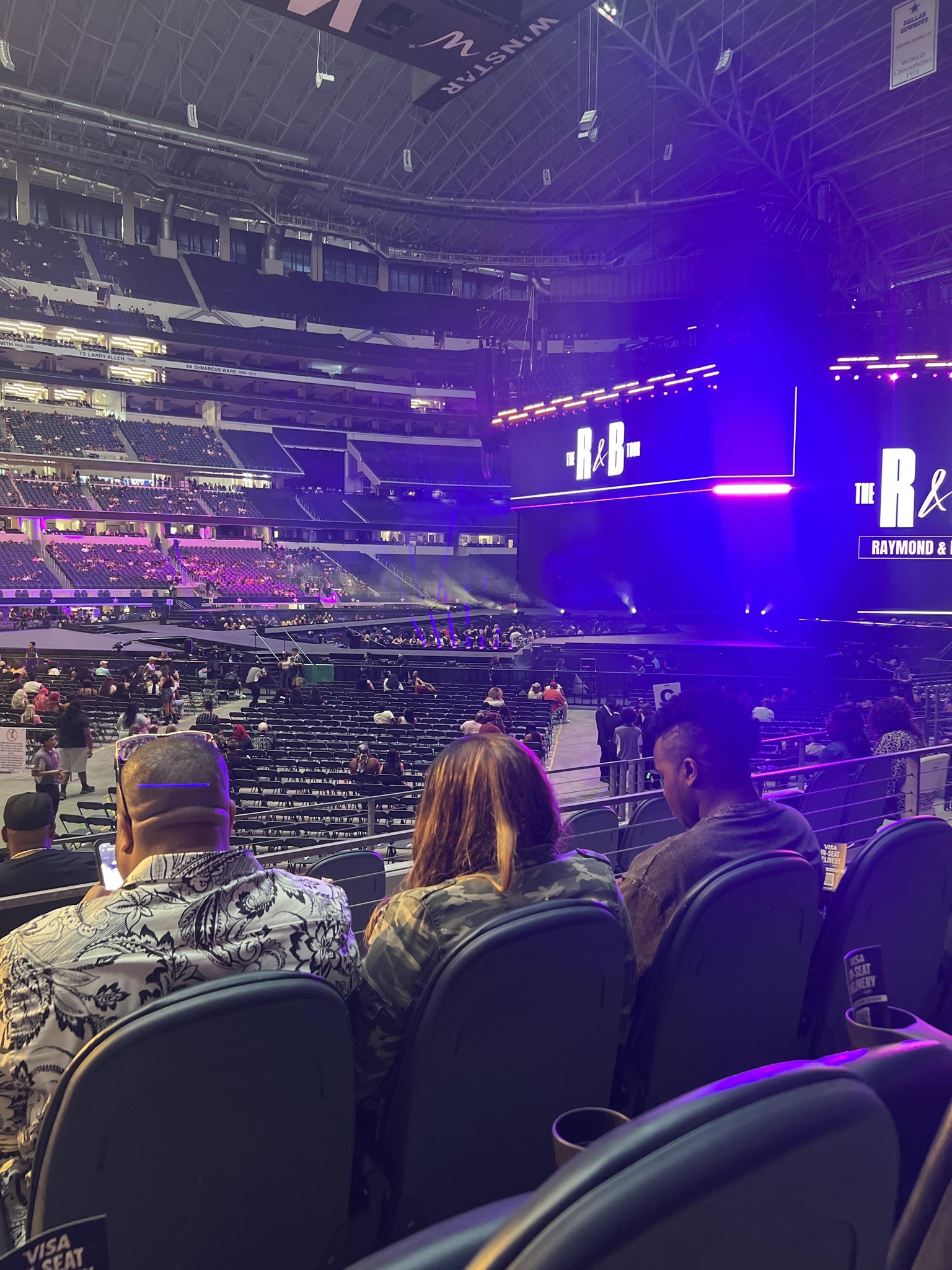 Real Fan View taken from Section C 111 at AT&T Stadium by Nichelle A