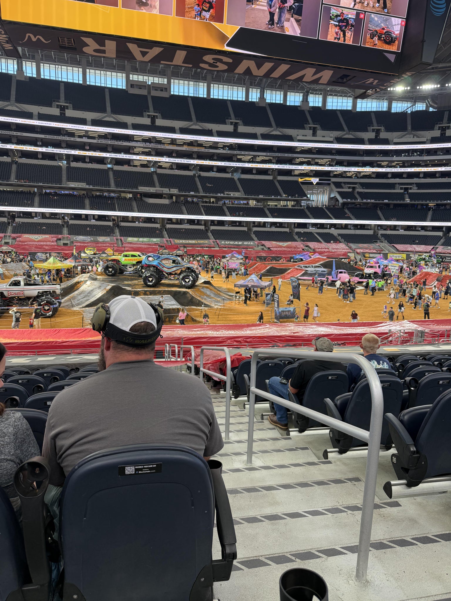 Real Fan View taken from Section C 112 at AT&T Stadium by Armando M