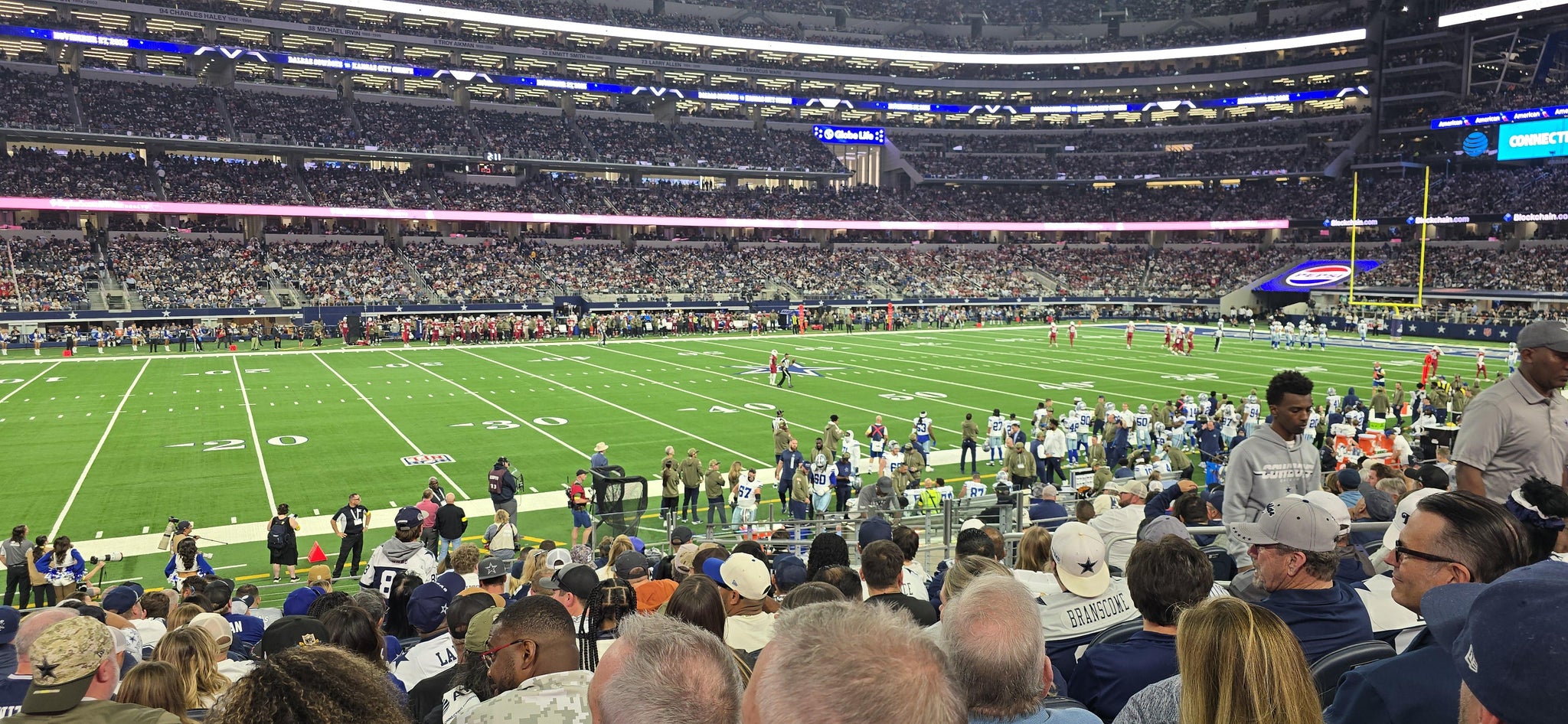 Real Fan View taken from Section C 113 at AT&T Stadium by Jason C